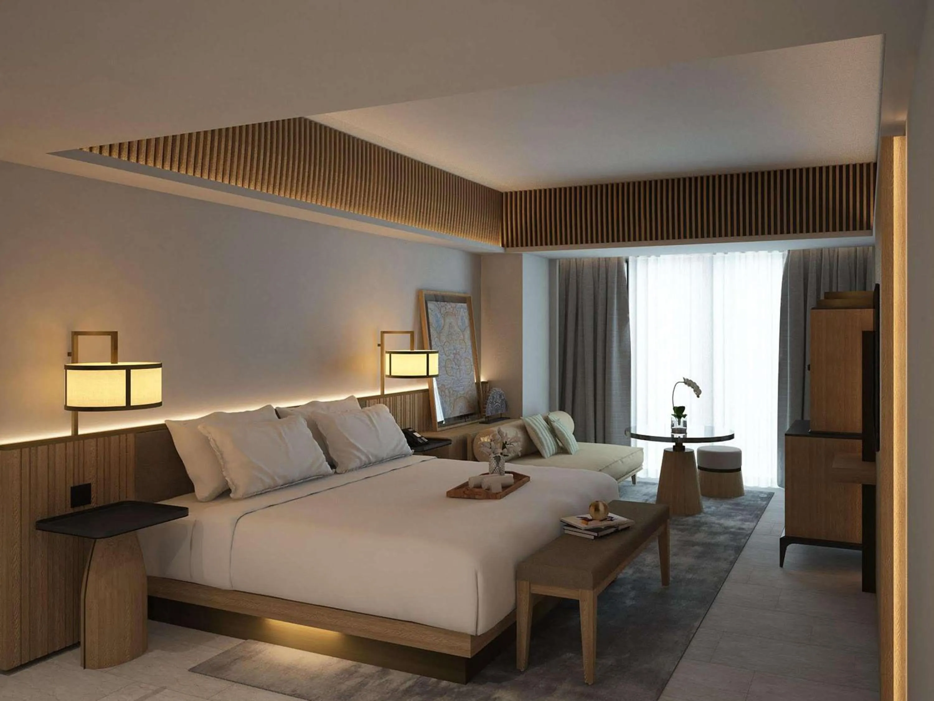 Photo of the whole room, Bed in Novotel Bali Ubud Resort