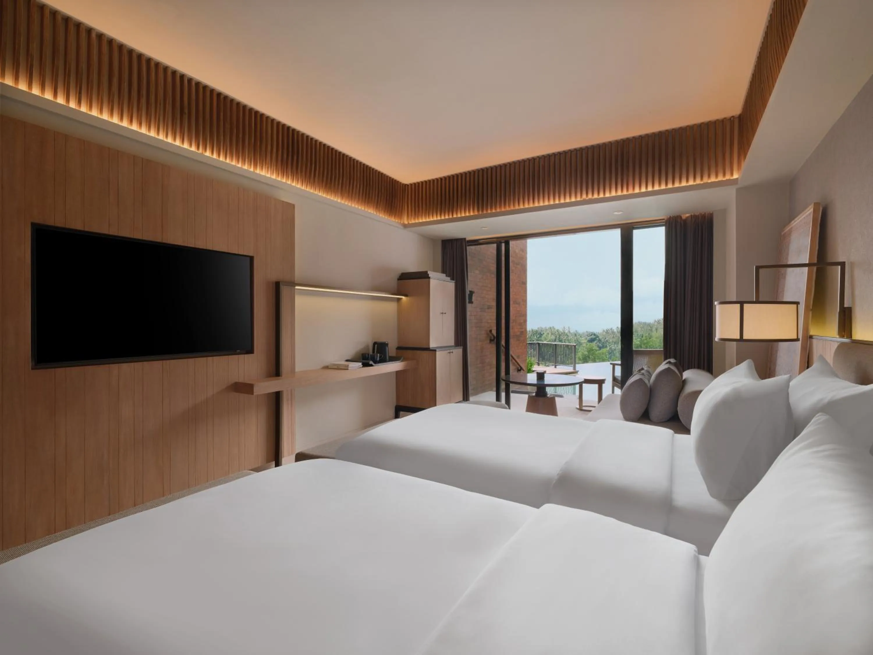 Bed in Novotel Bali Ubud Resort
