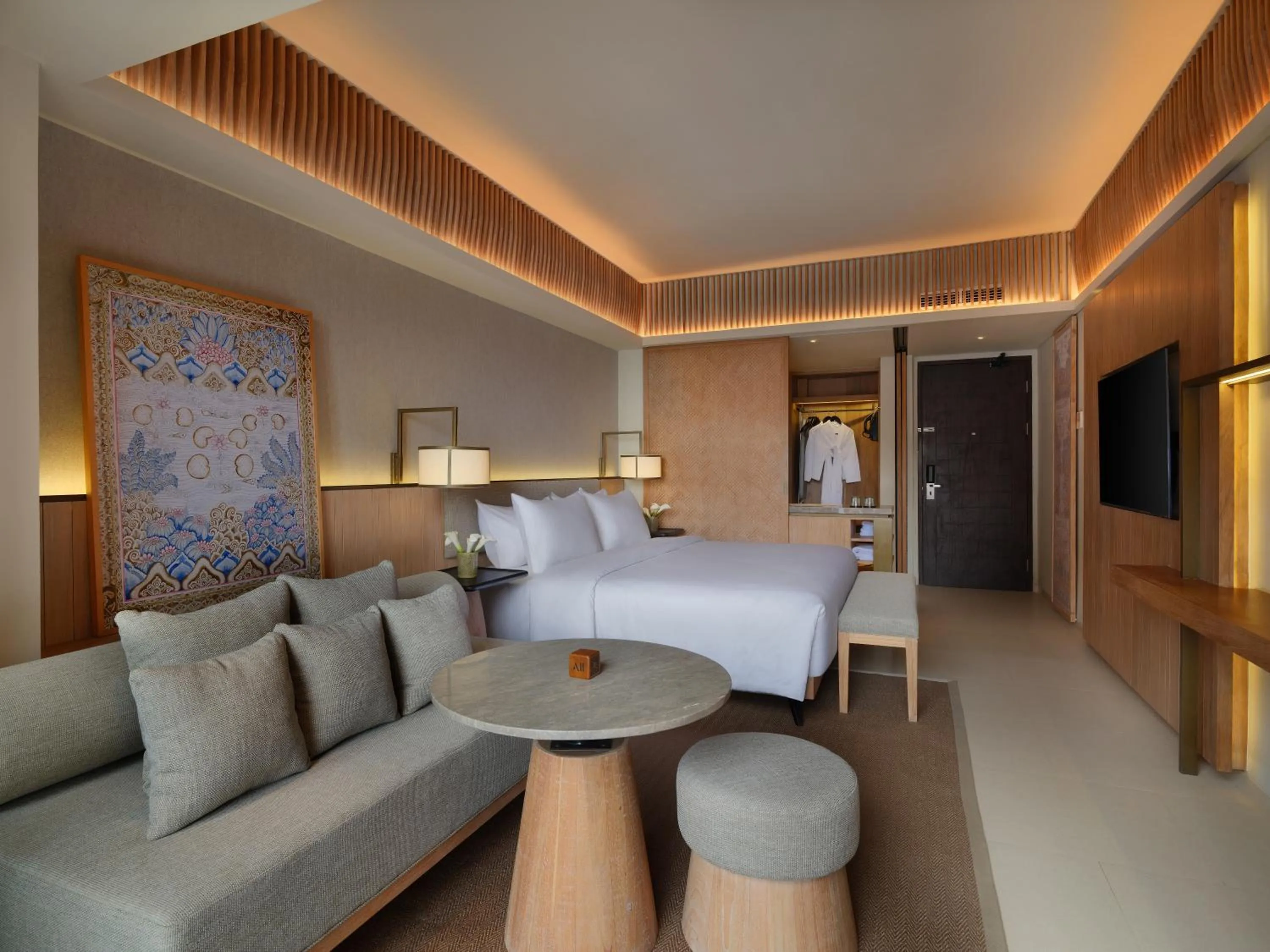 Bed in Novotel Bali Ubud Resort