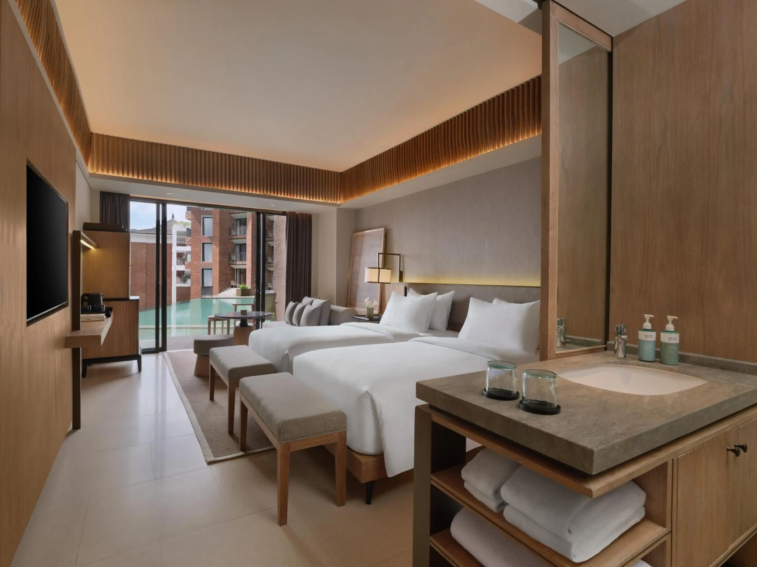 Bed in Novotel Bali Ubud Resort