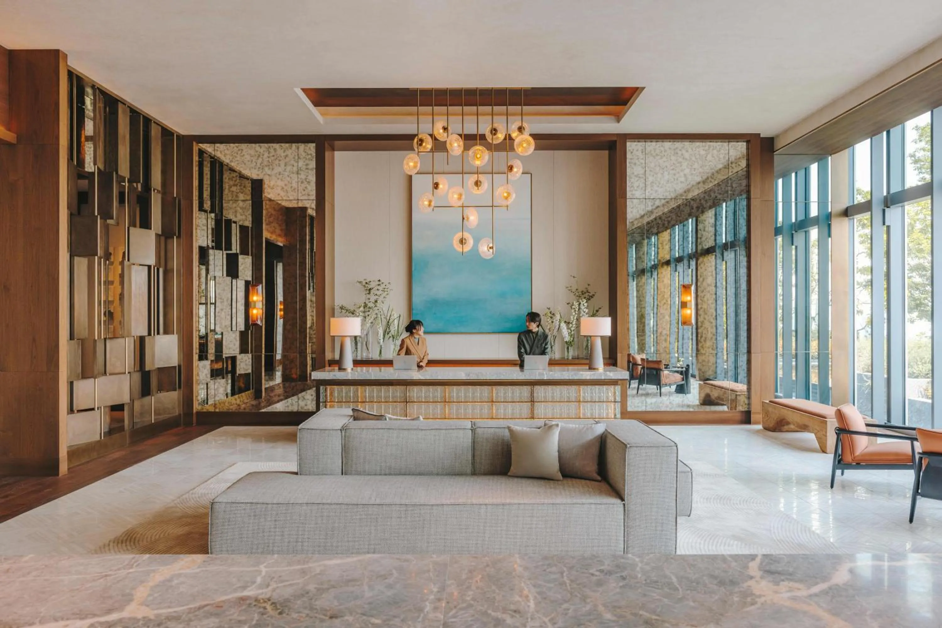 Lobby or reception in Fairmont Tokyo