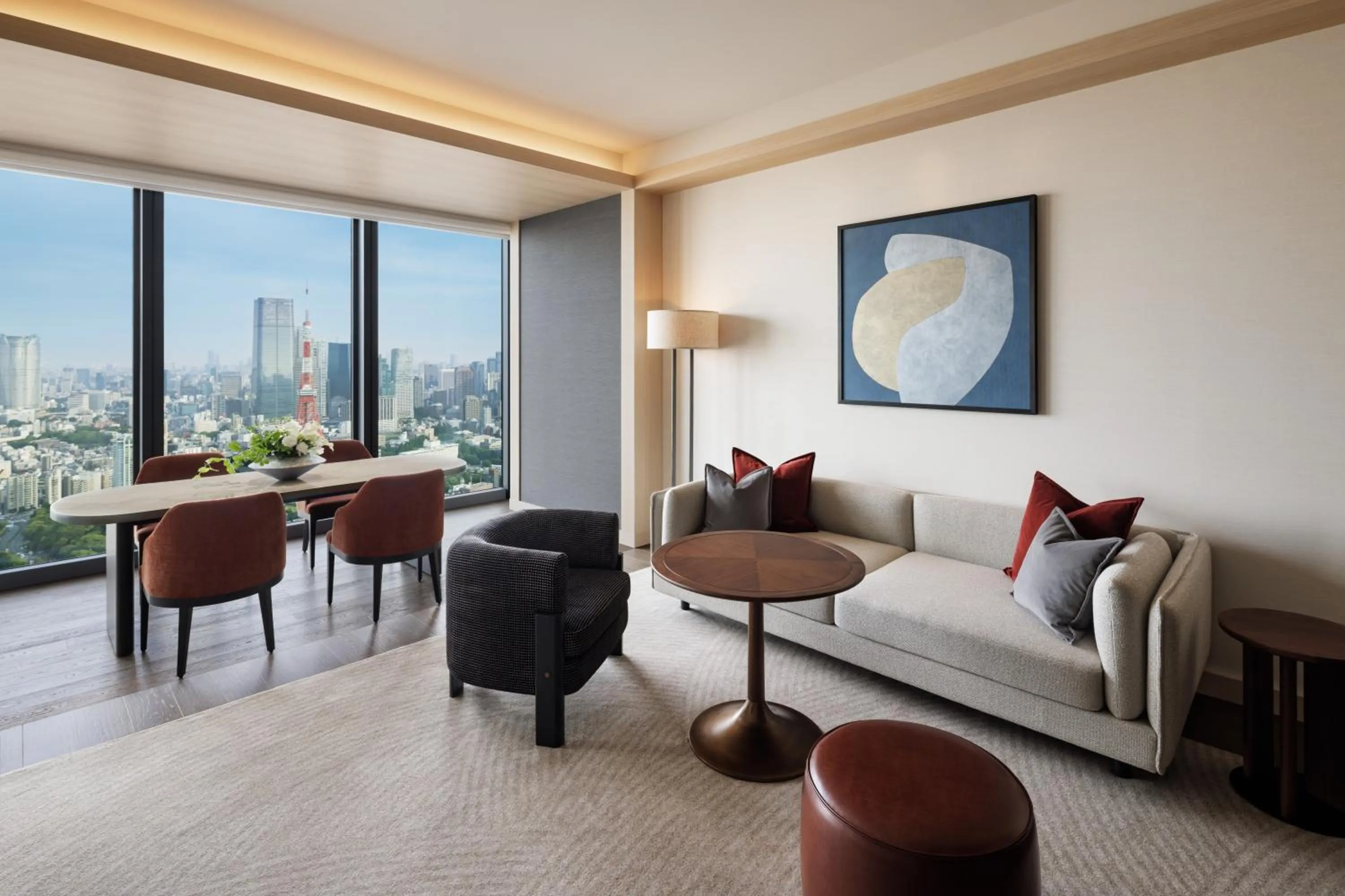 Living room in Fairmont Tokyo