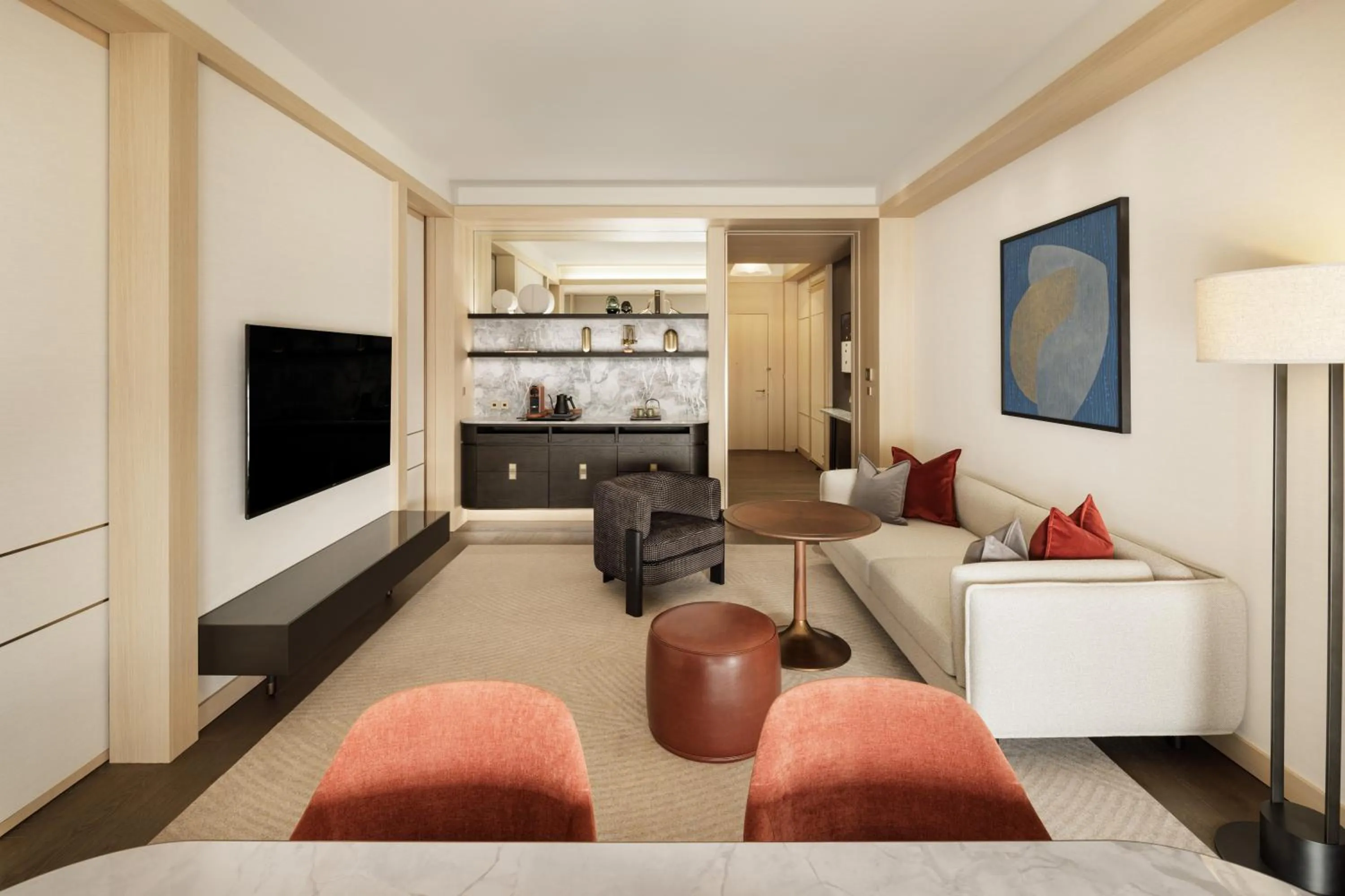 Living room in Fairmont Tokyo