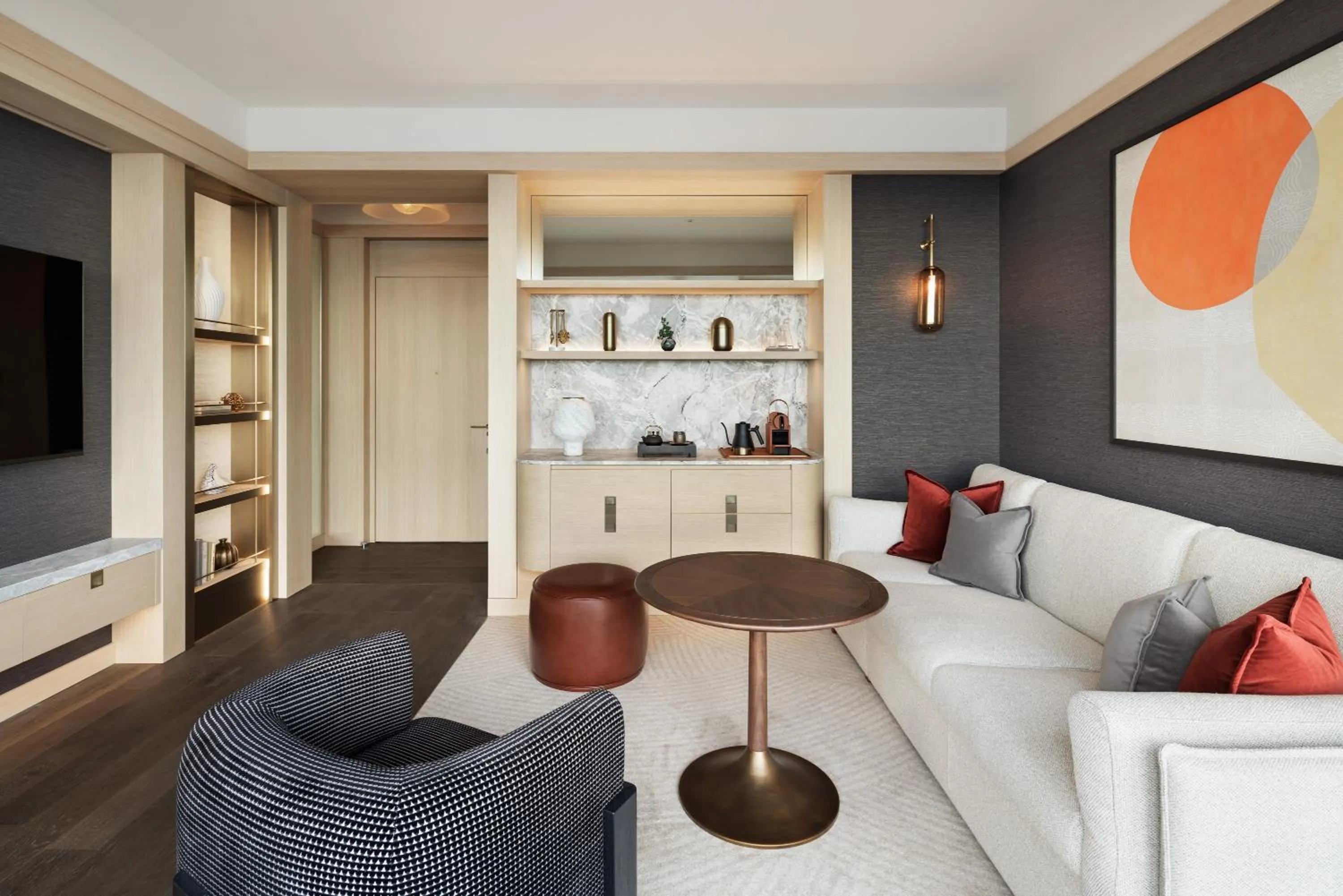 Living room in Fairmont Tokyo