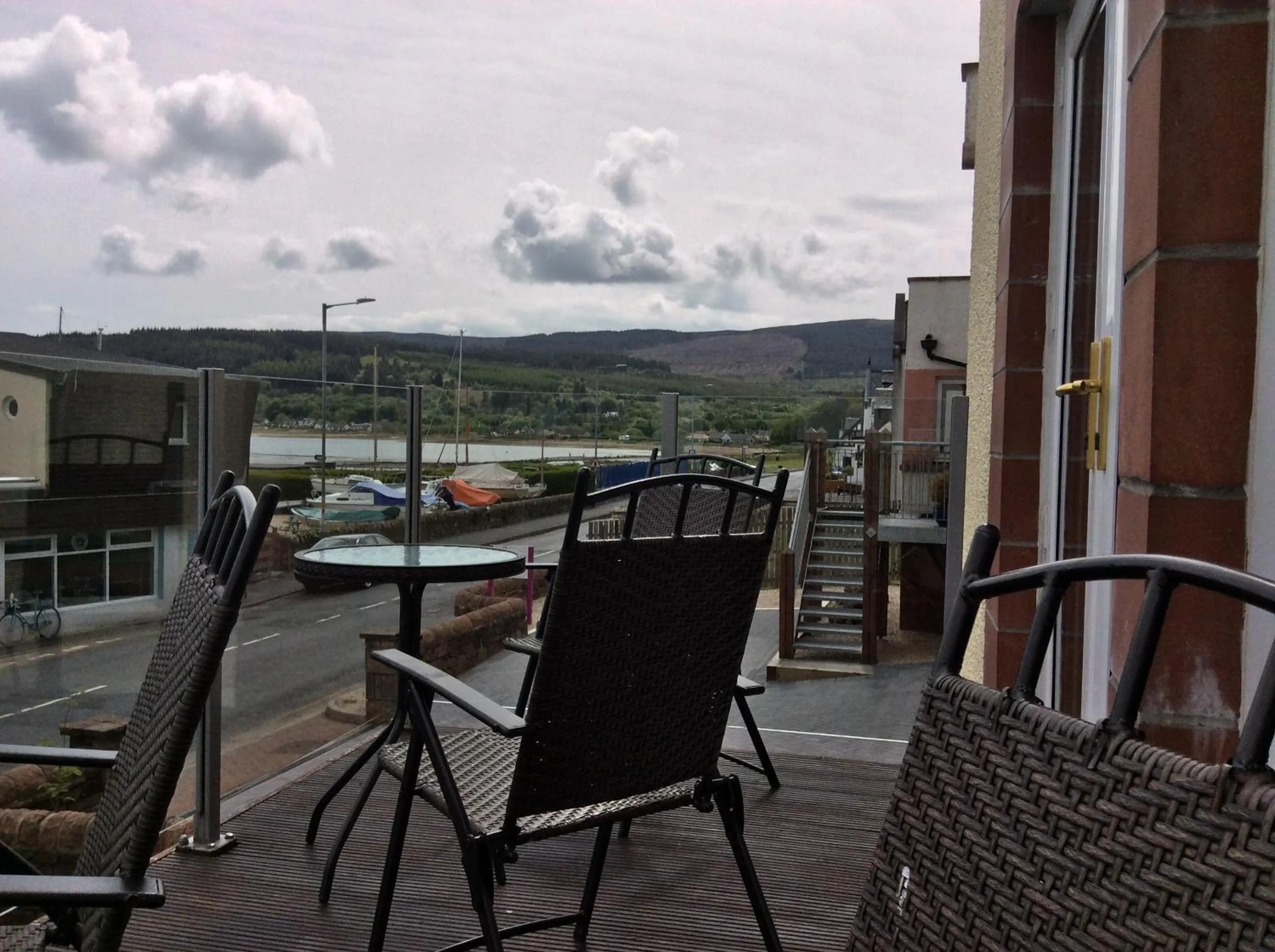 Balcony/Terrace in Stonewater House Vegan Bed and Breakfast