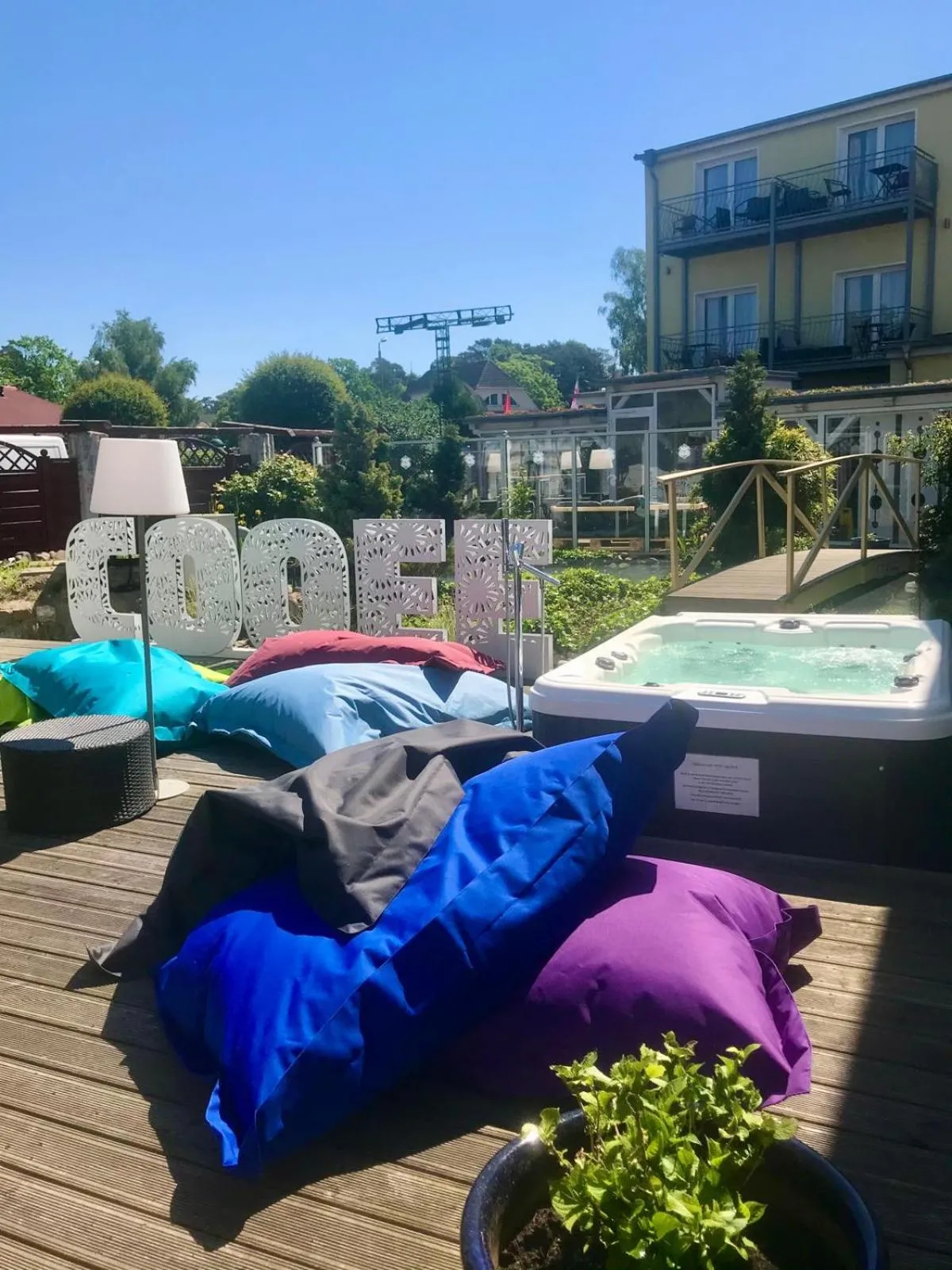 sunbed in Ostseehotel Baabe family & SPA