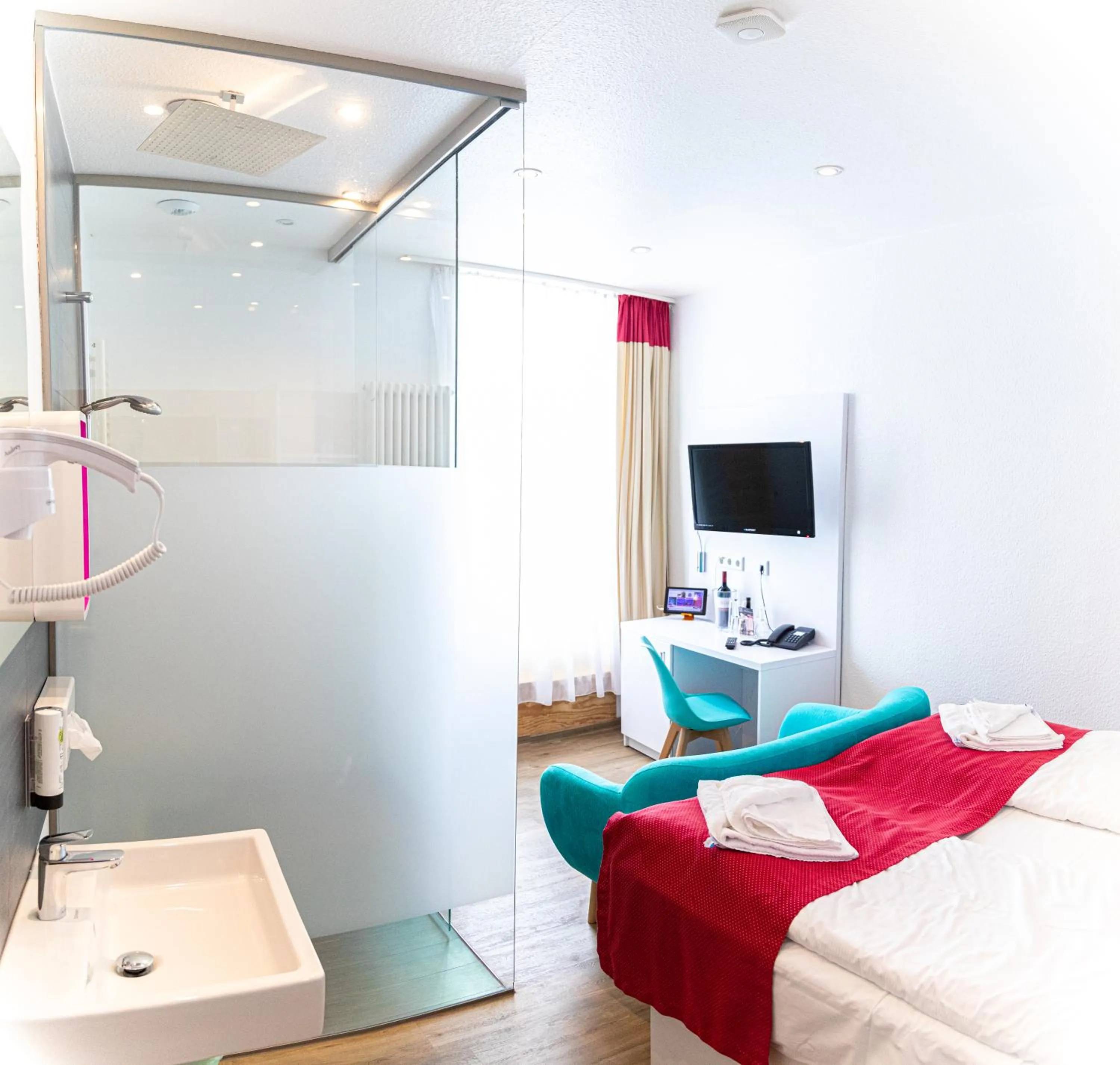 Bed in Ostseehotel Baabe family & SPA