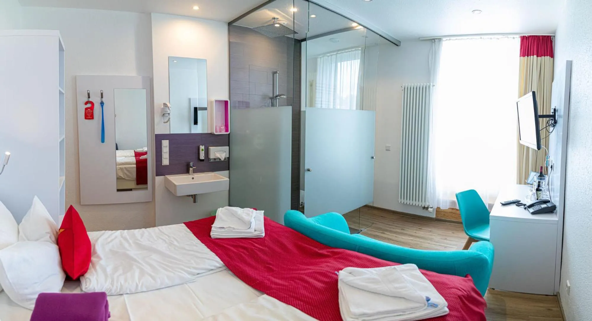Photo of the whole room, Bed in Ostseehotel Baabe family & SPA