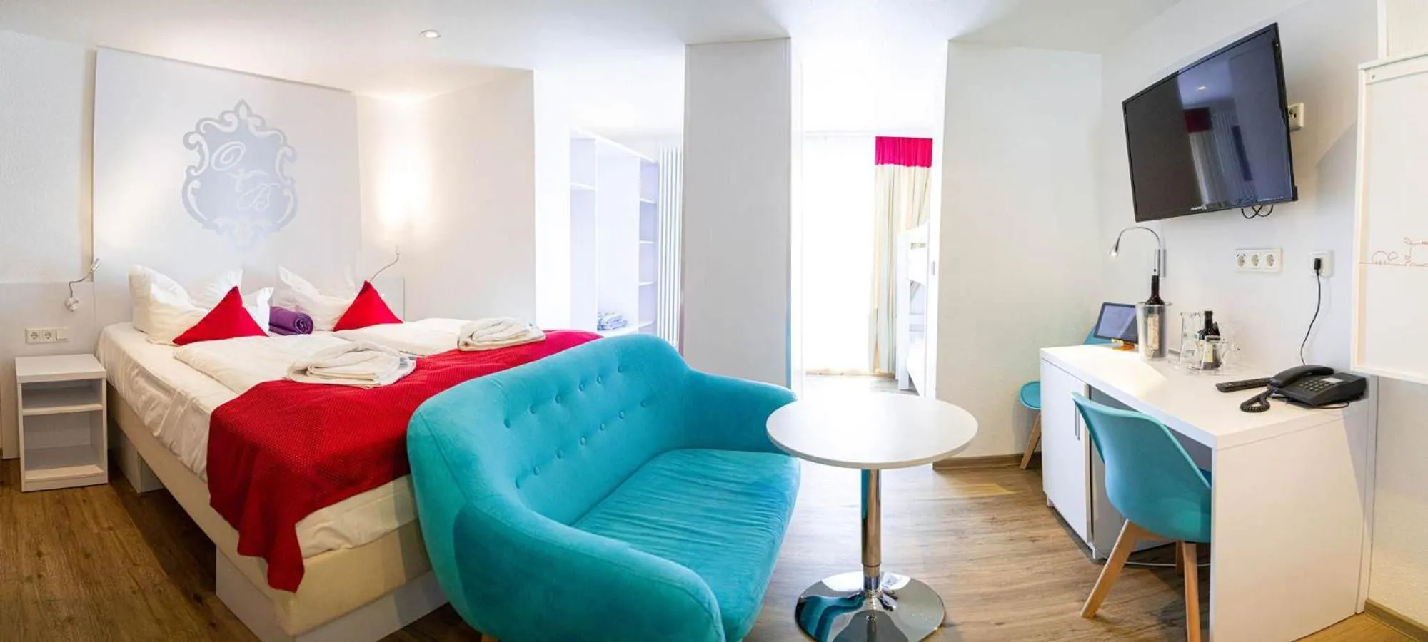 Photo of the whole room, Bed in Ostseehotel Baabe family & SPA