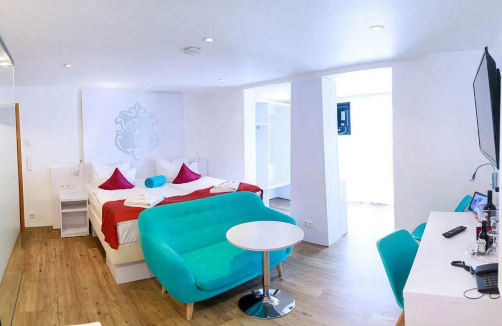 Bedroom, Bed in Ostseehotel Baabe family & SPA