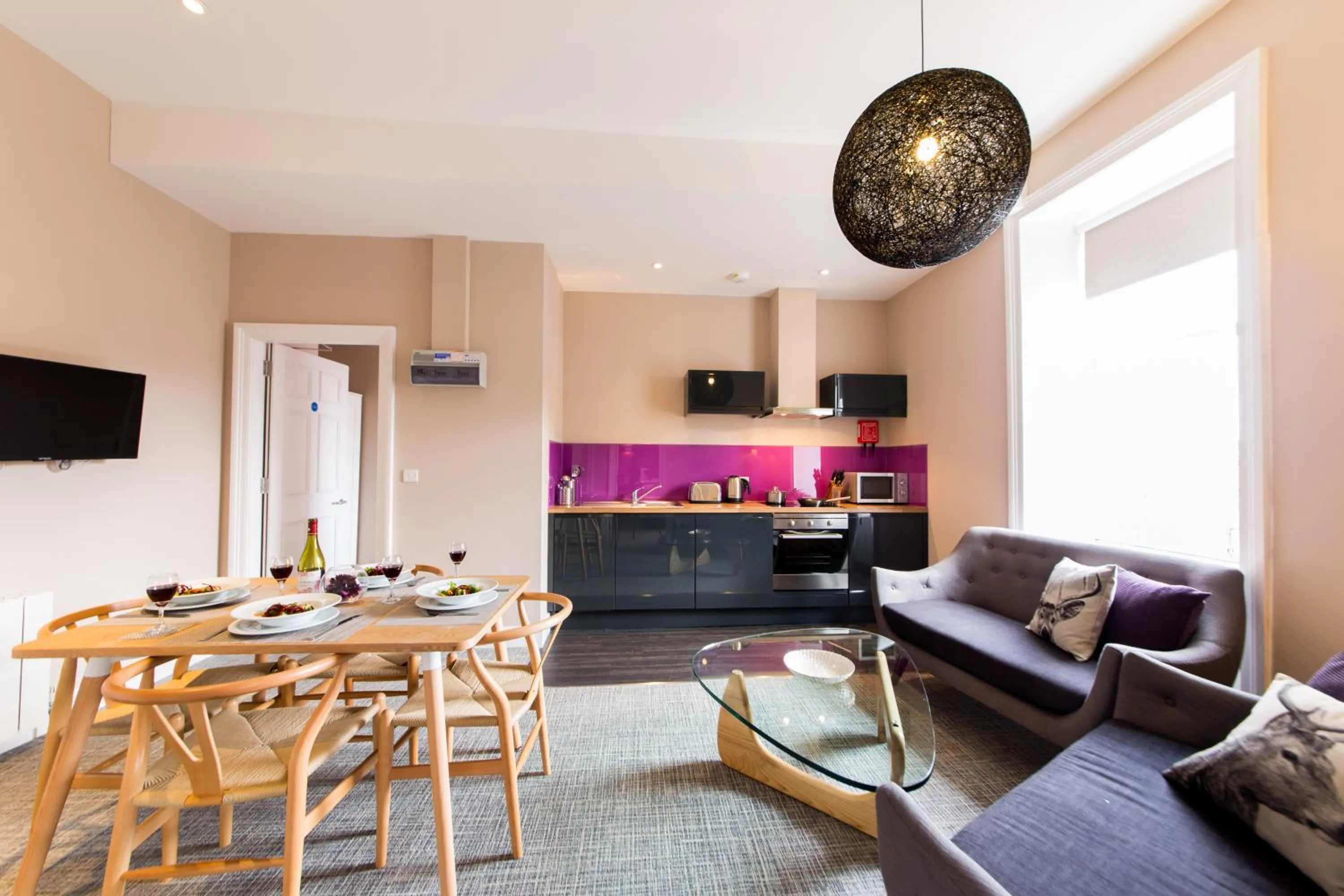 TV and multimedia in The Spires Serviced Apartments Edinburgh