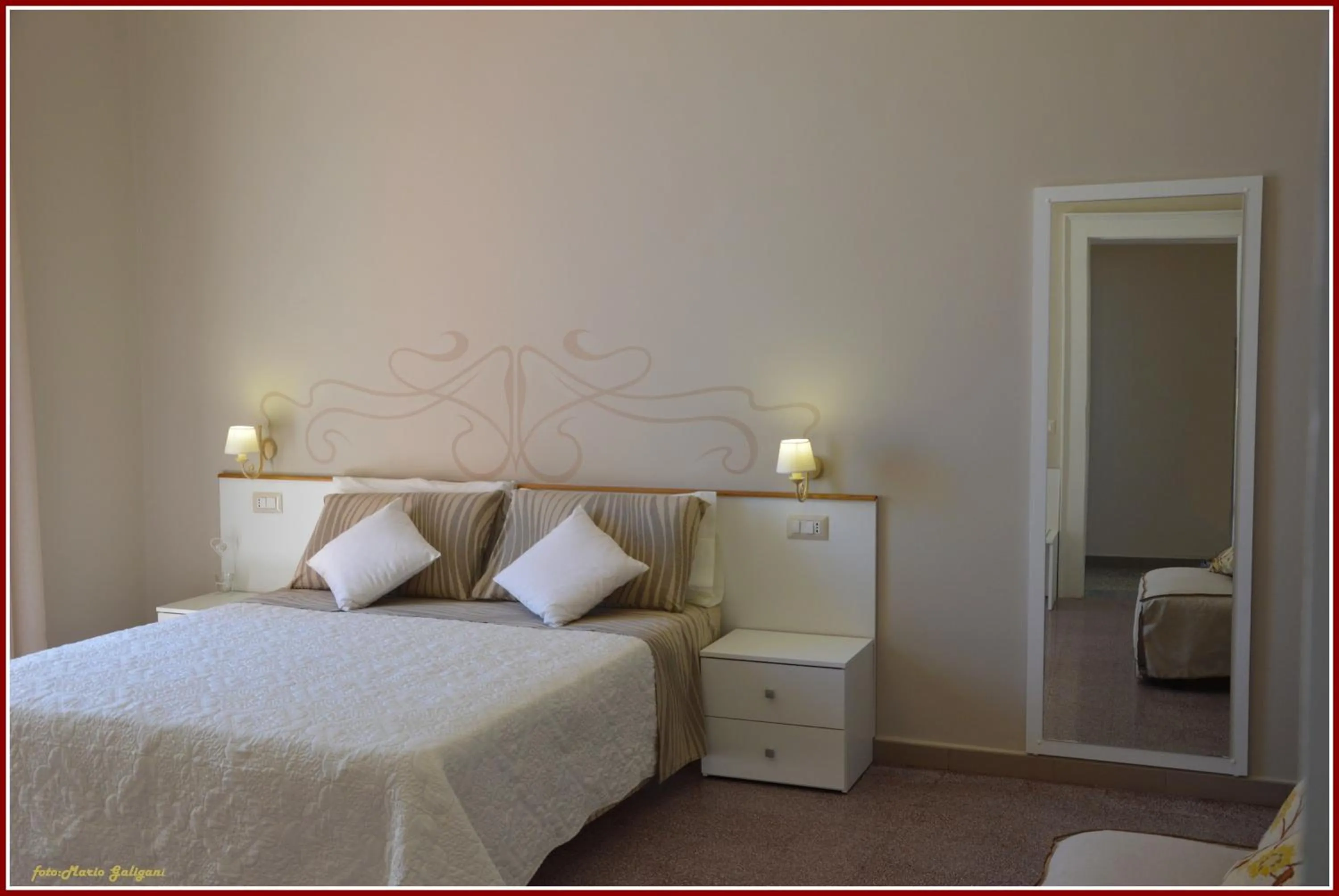 Bed in B&B Villa Raineri