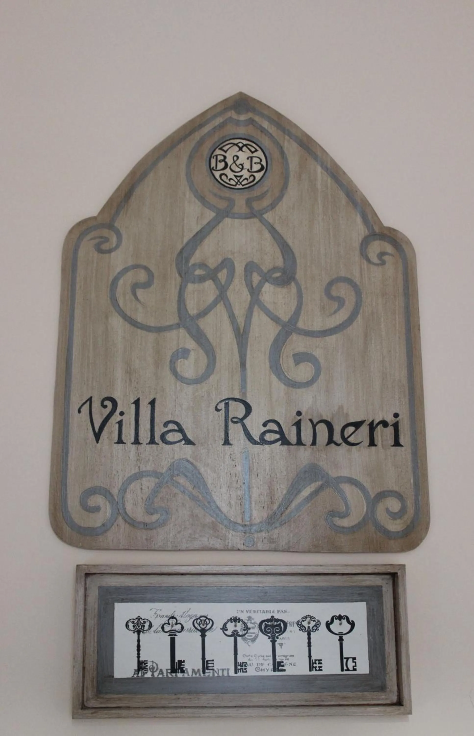 Lobby or reception in B&B Villa Raineri