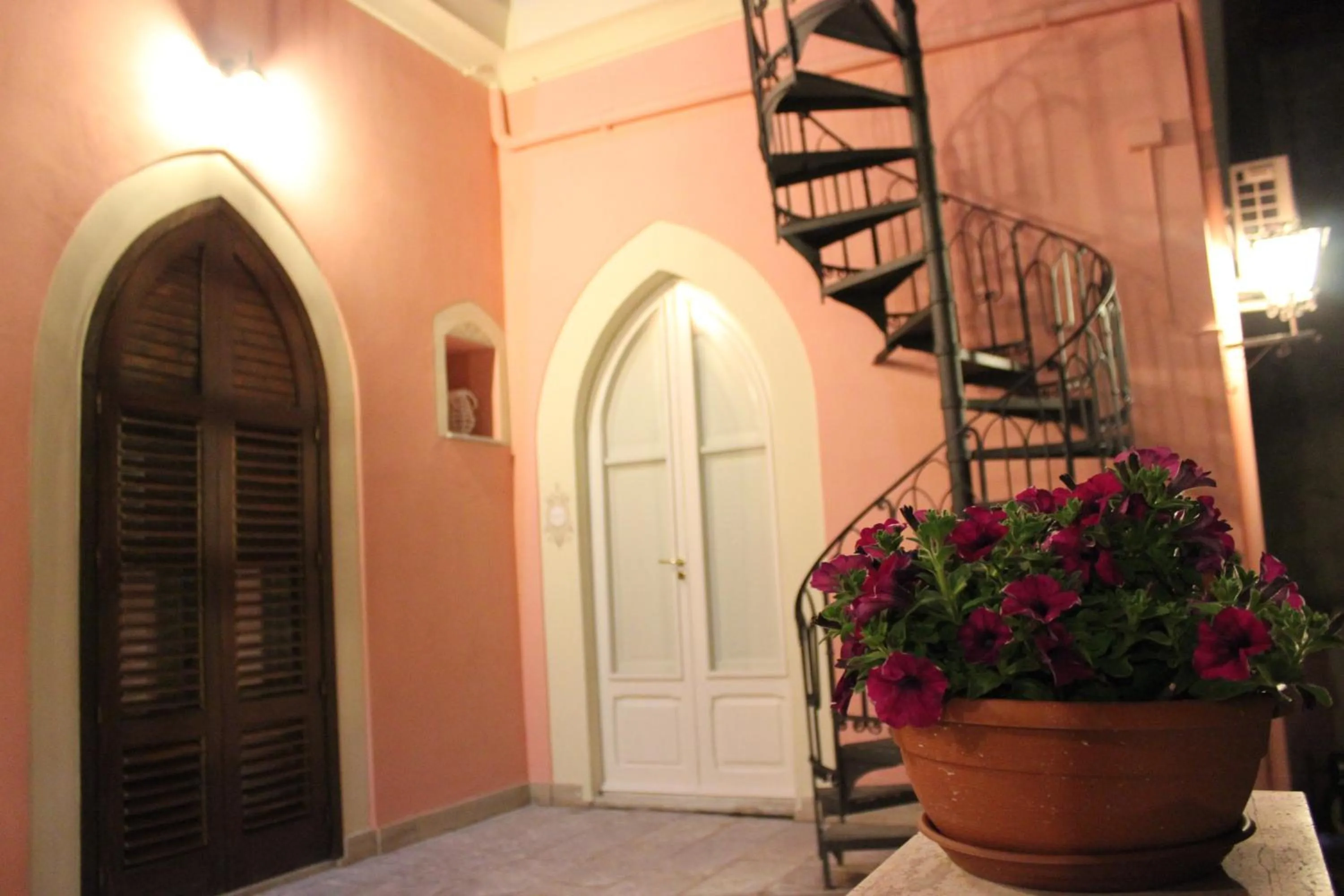 Decorative detail in B&B Villa Raineri