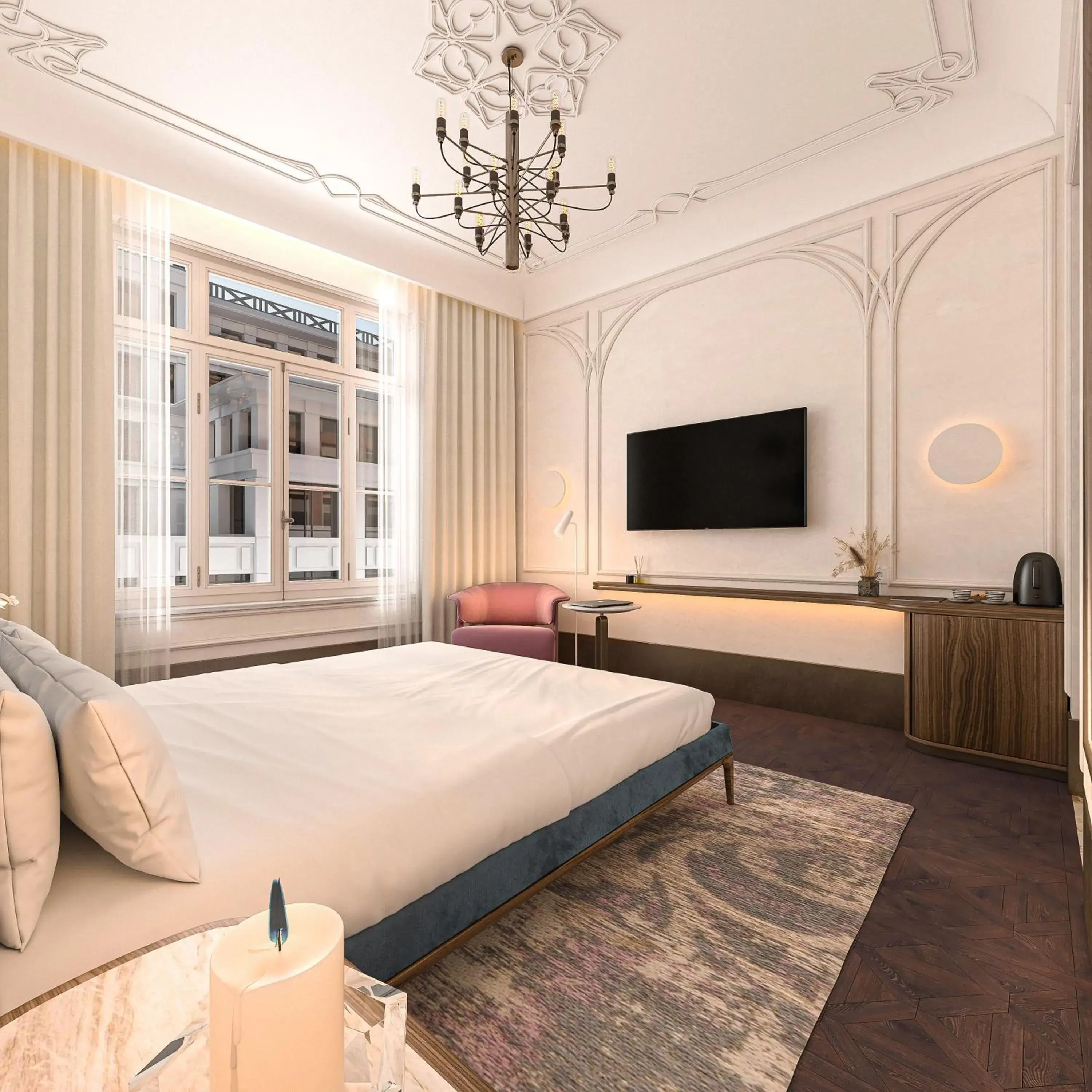 Superior King Room with Balcony in Les Temps Istanbul Karakoy, Curio Collection By Hilton Superior King Room with Balcony in Les Temps Istanbul Karakoy, Curio Collection By Hilton