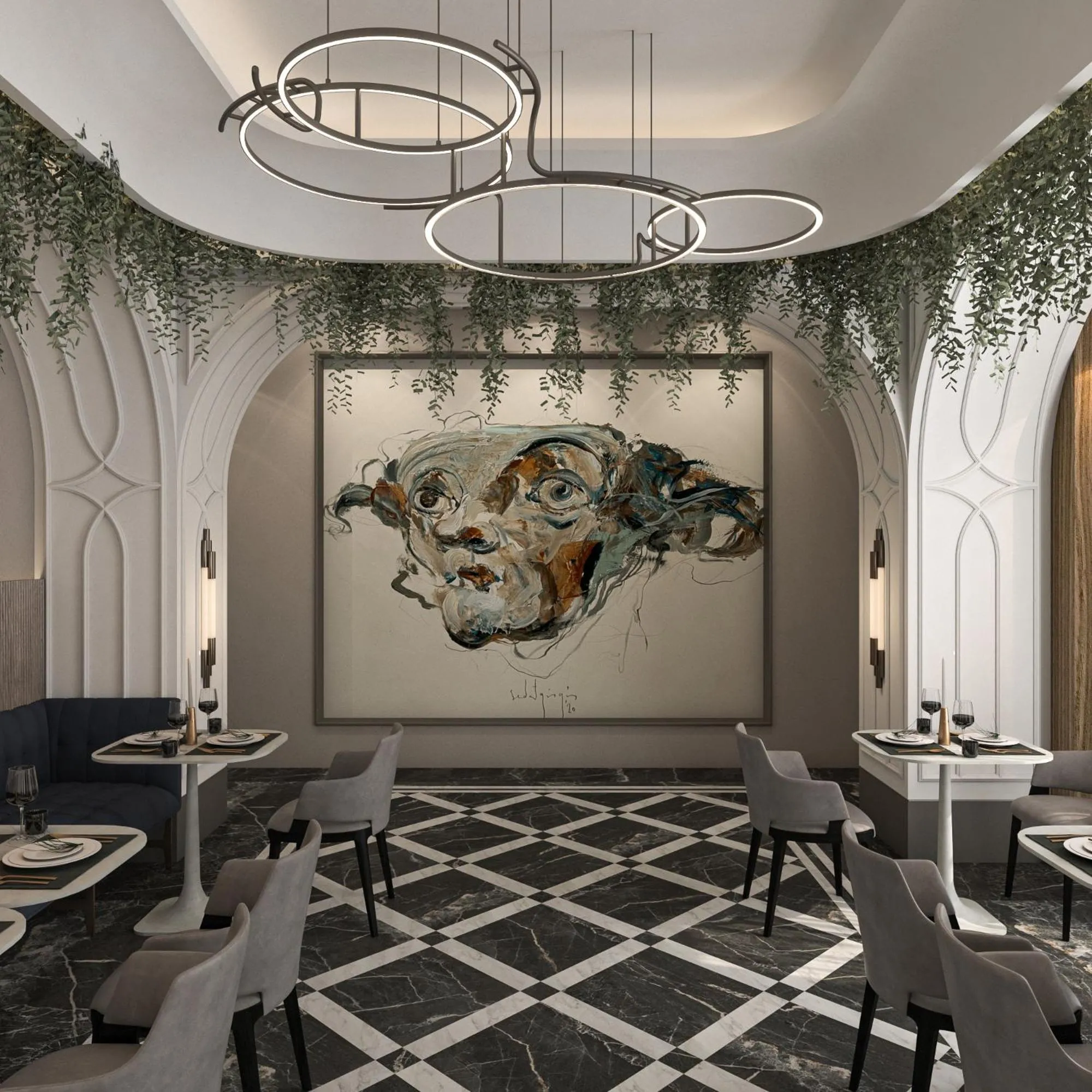 Living room in Les Temps Istanbul Karakoy, Curio Collection By Hilton
