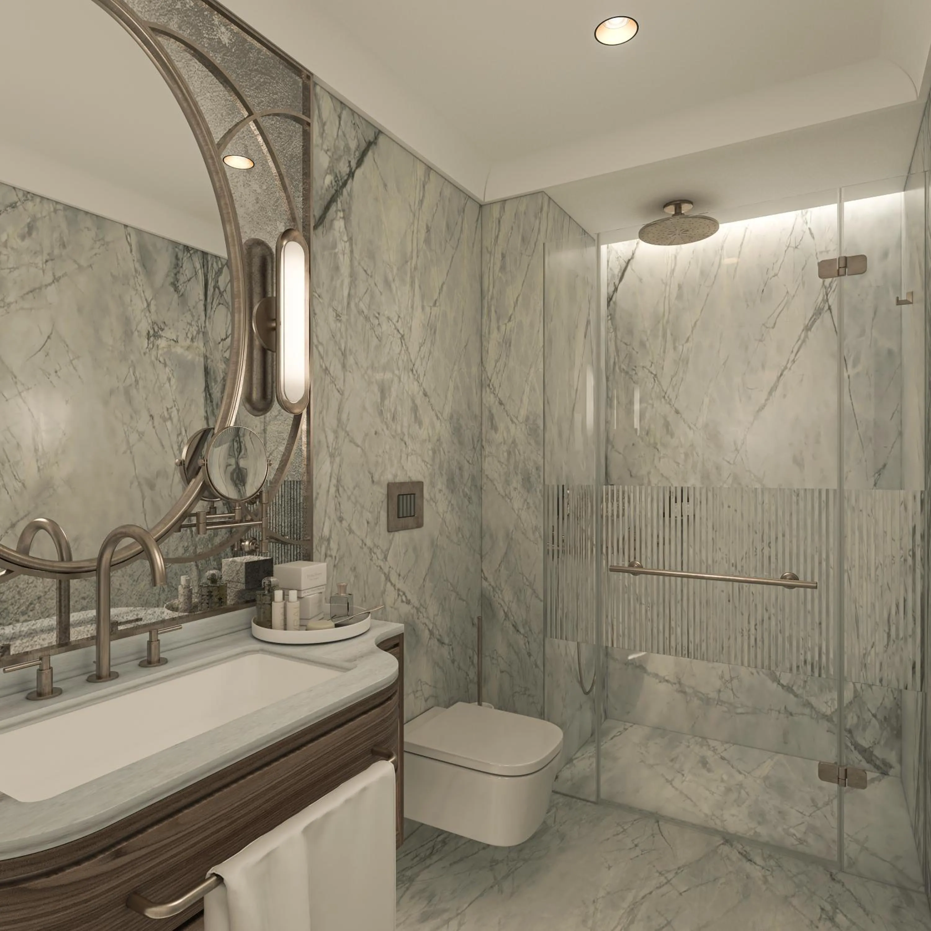Shower in Les Temps Istanbul Karakoy, Curio Collection By Hilton