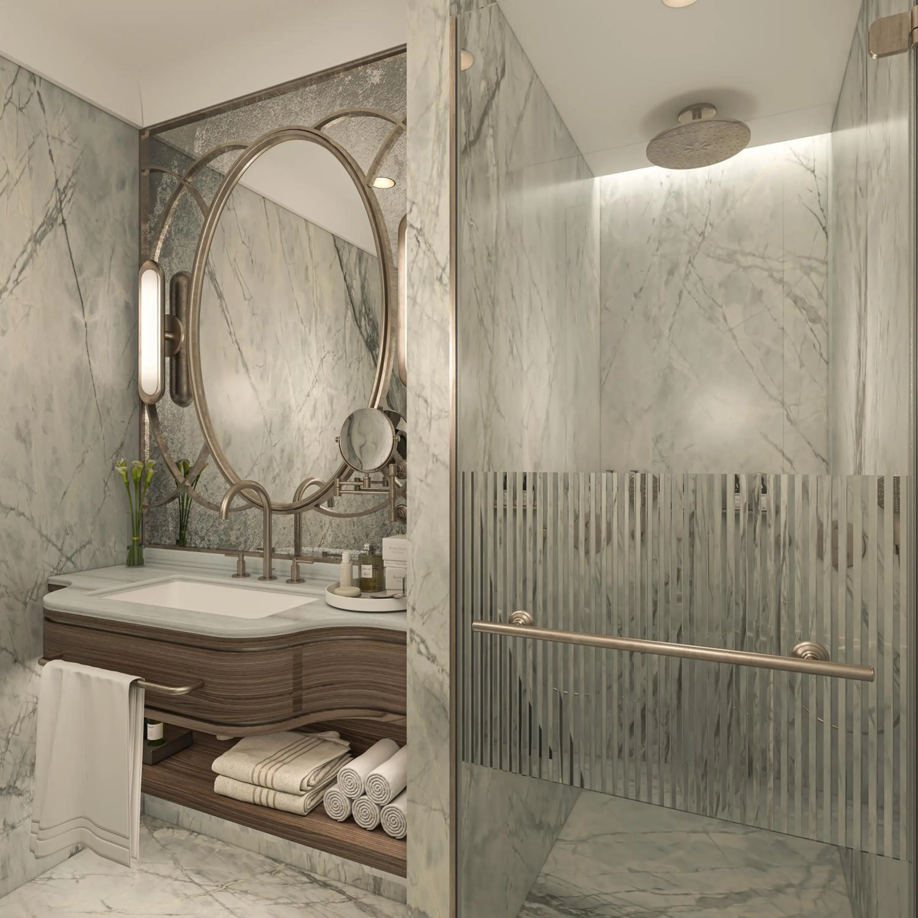 Shower in Les Temps Istanbul Karakoy, Curio Collection By Hilton