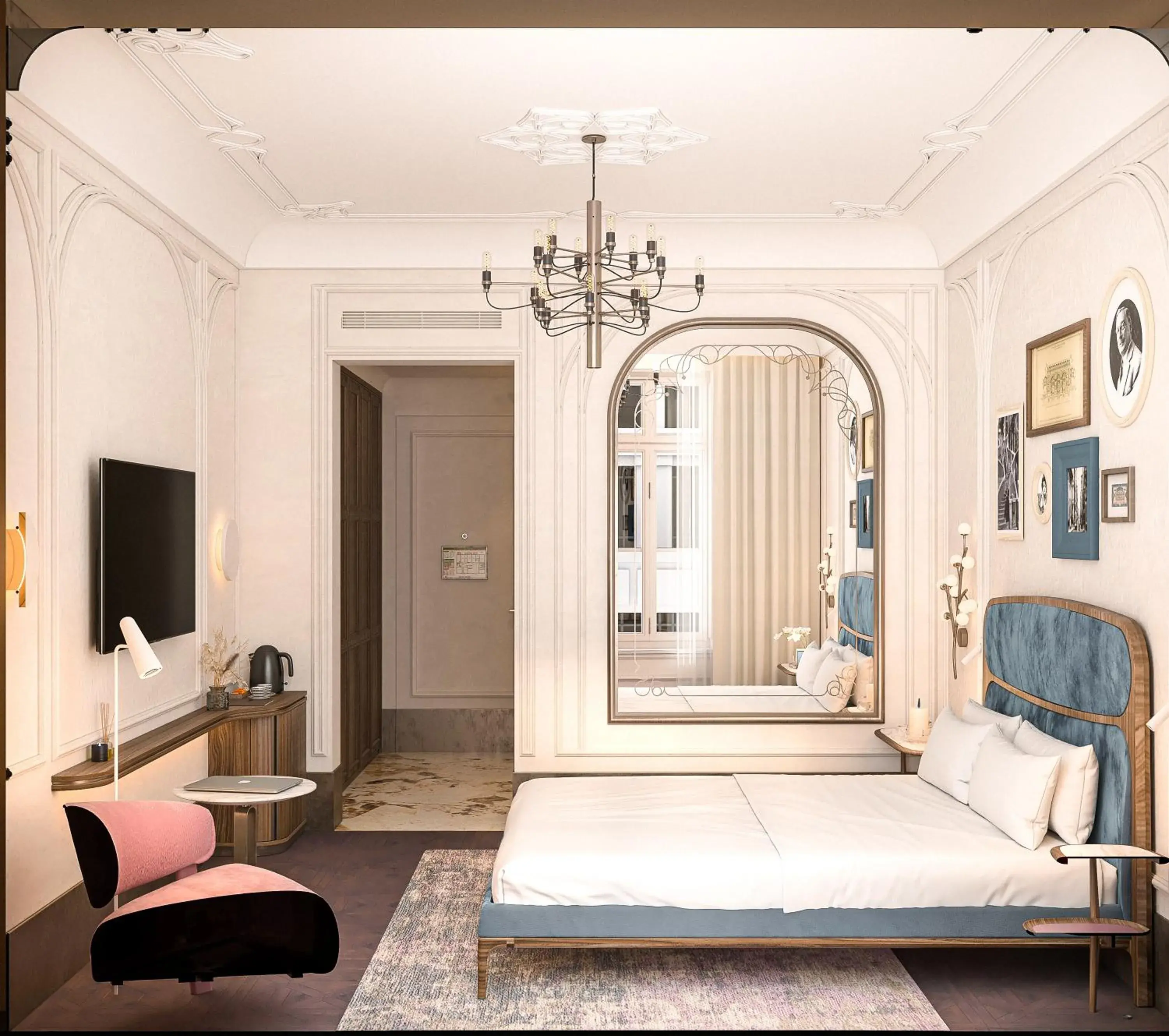 Superior Twin Room with View in Les Temps Istanbul Karakoy, Curio Collection By Hilton Superior Twin Room with View in Les Temps Istanbul Karakoy, Curio Collection By Hilton