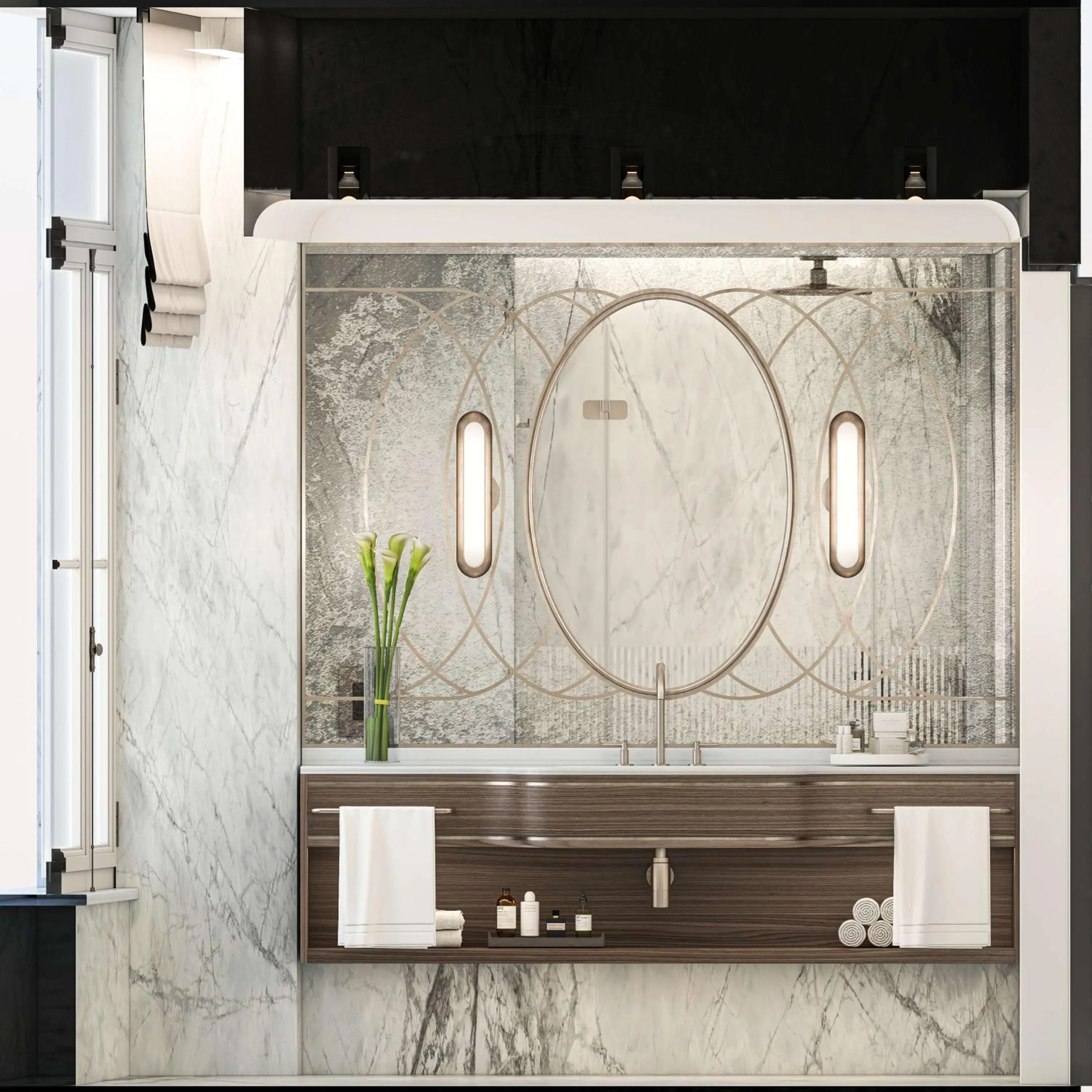Bathroom in Les Temps Istanbul Karakoy, Curio Collection By Hilton
