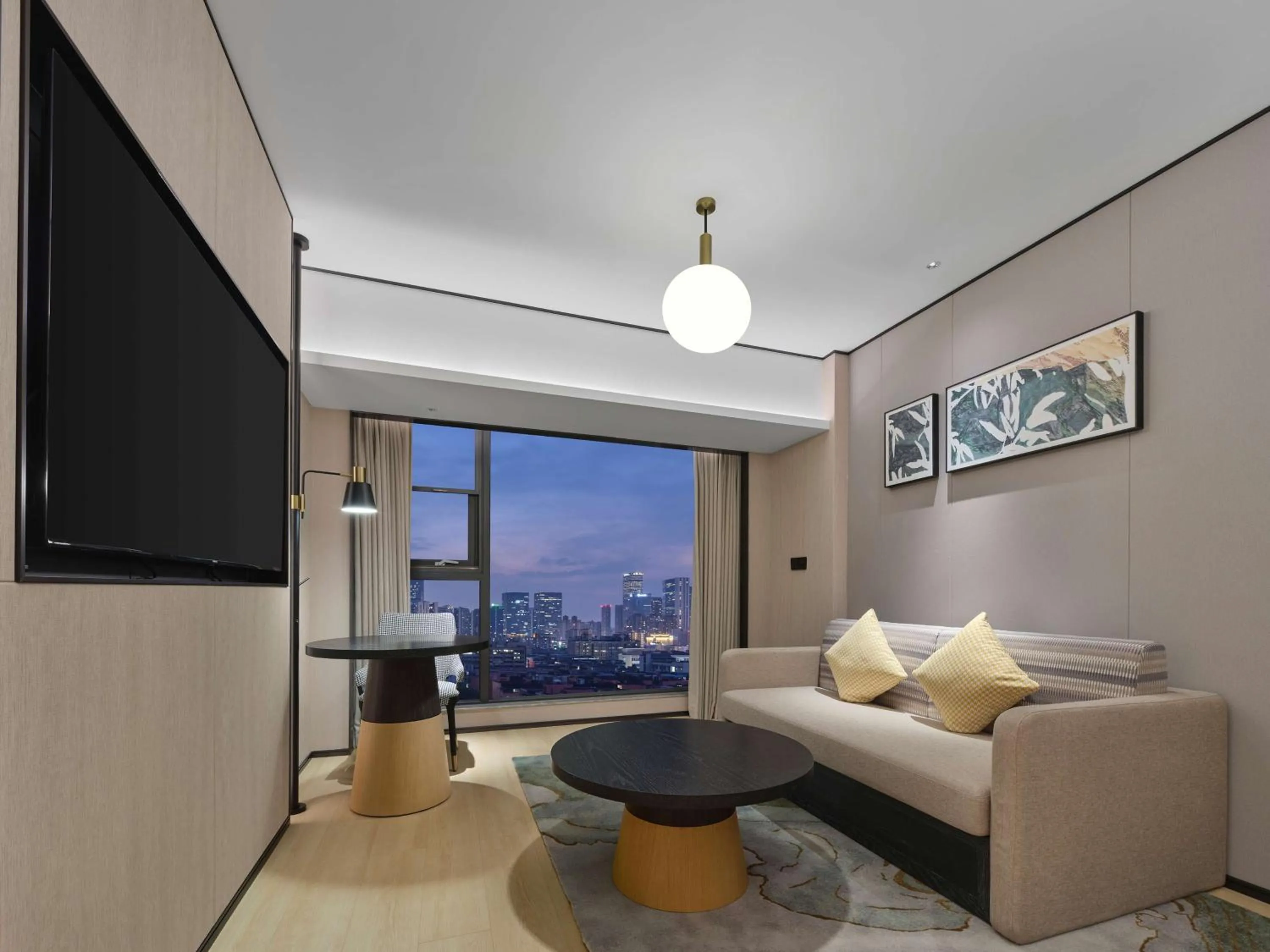 Living room in Hilton Garden Inn Chengdu Tianfu Panda Tower