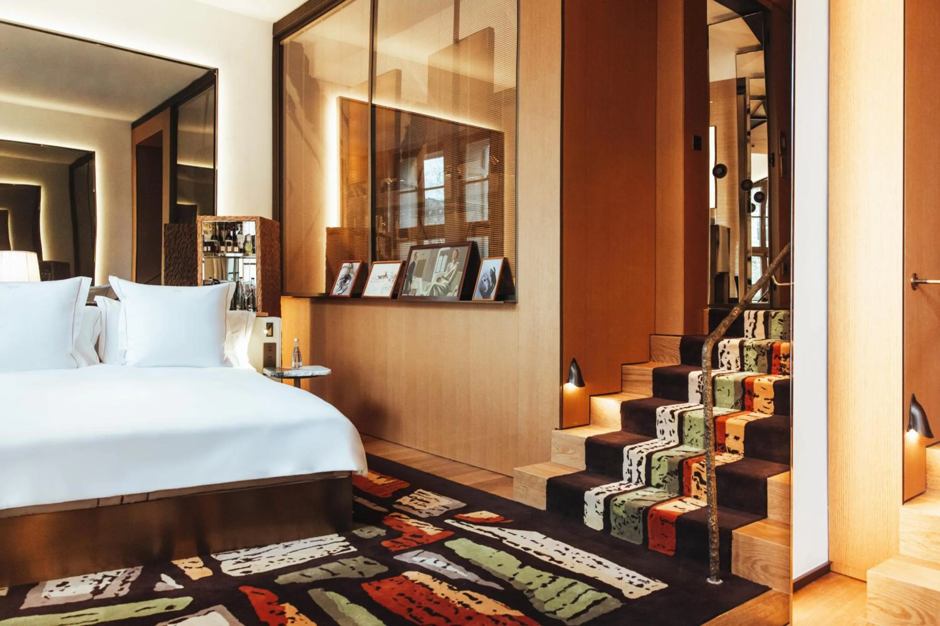 Bed in Hotel SAX Paris, LXR Hotels & Resorts