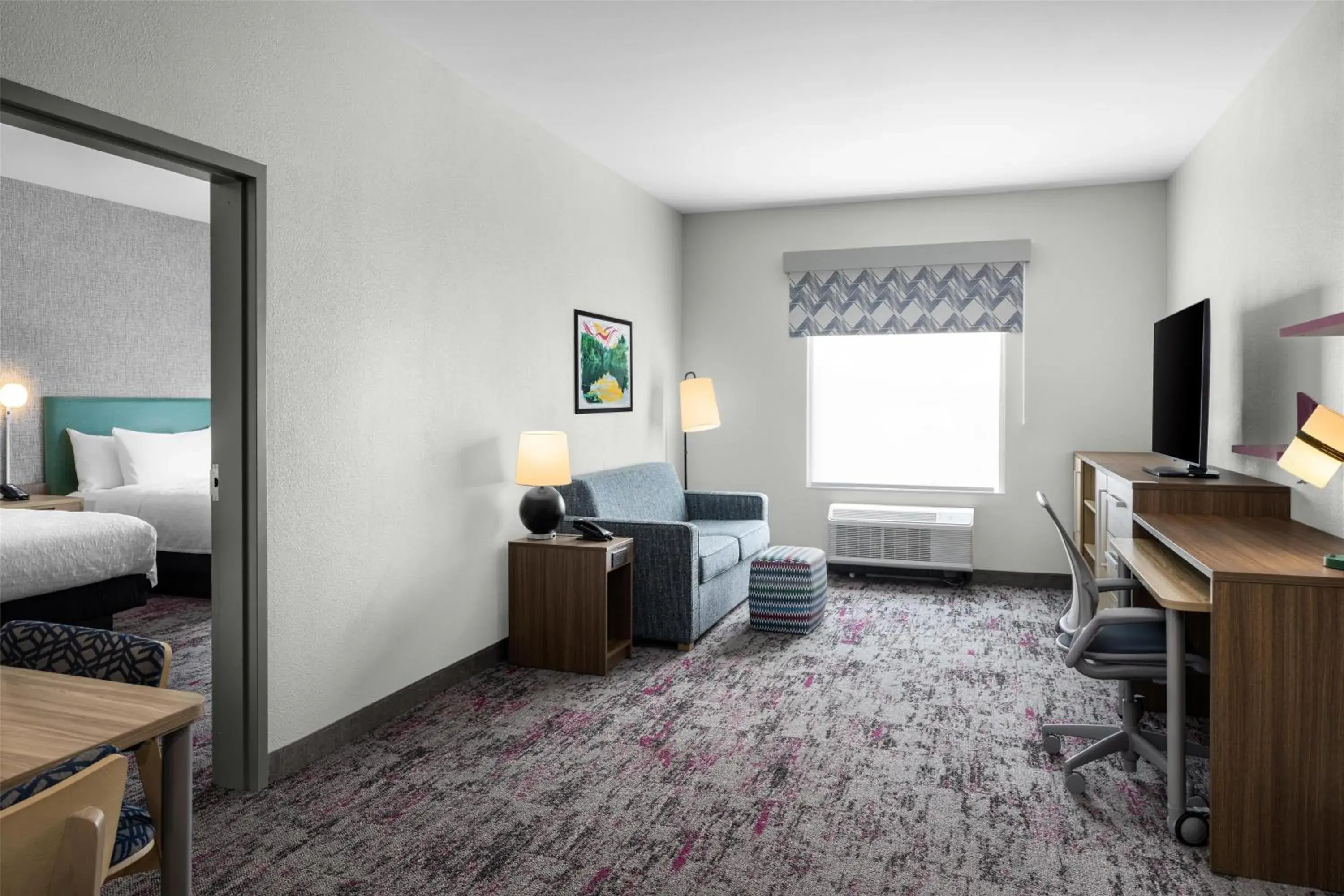 Living room, Bed in Home2 Suites By Hilton Dry Ridge Living room, Bed in Home2 Suites By Hilton Dry Ridge