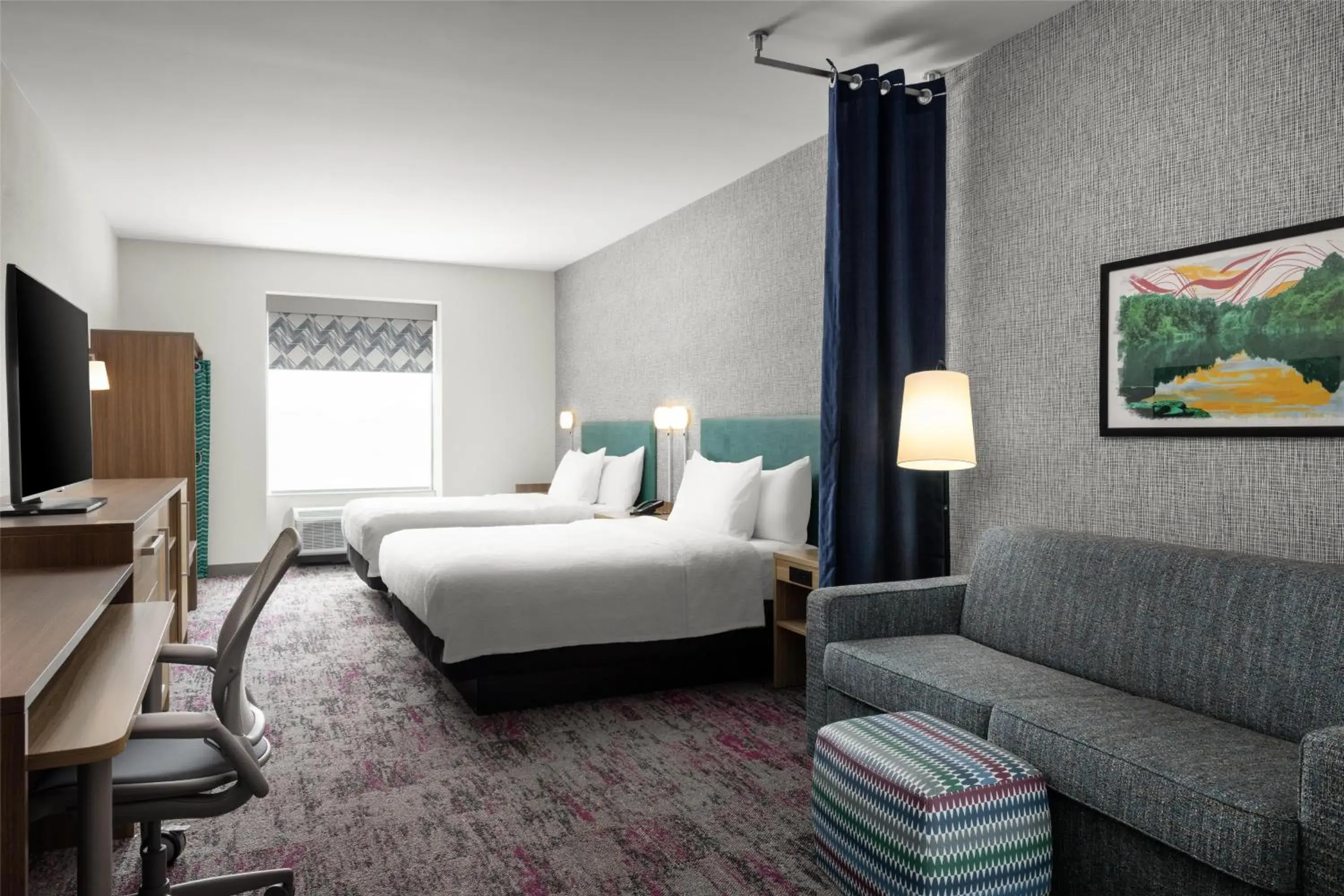 Living room, Bed in Home2 Suites By Hilton Dry Ridge Living room, Bed in Home2 Suites By Hilton Dry Ridge