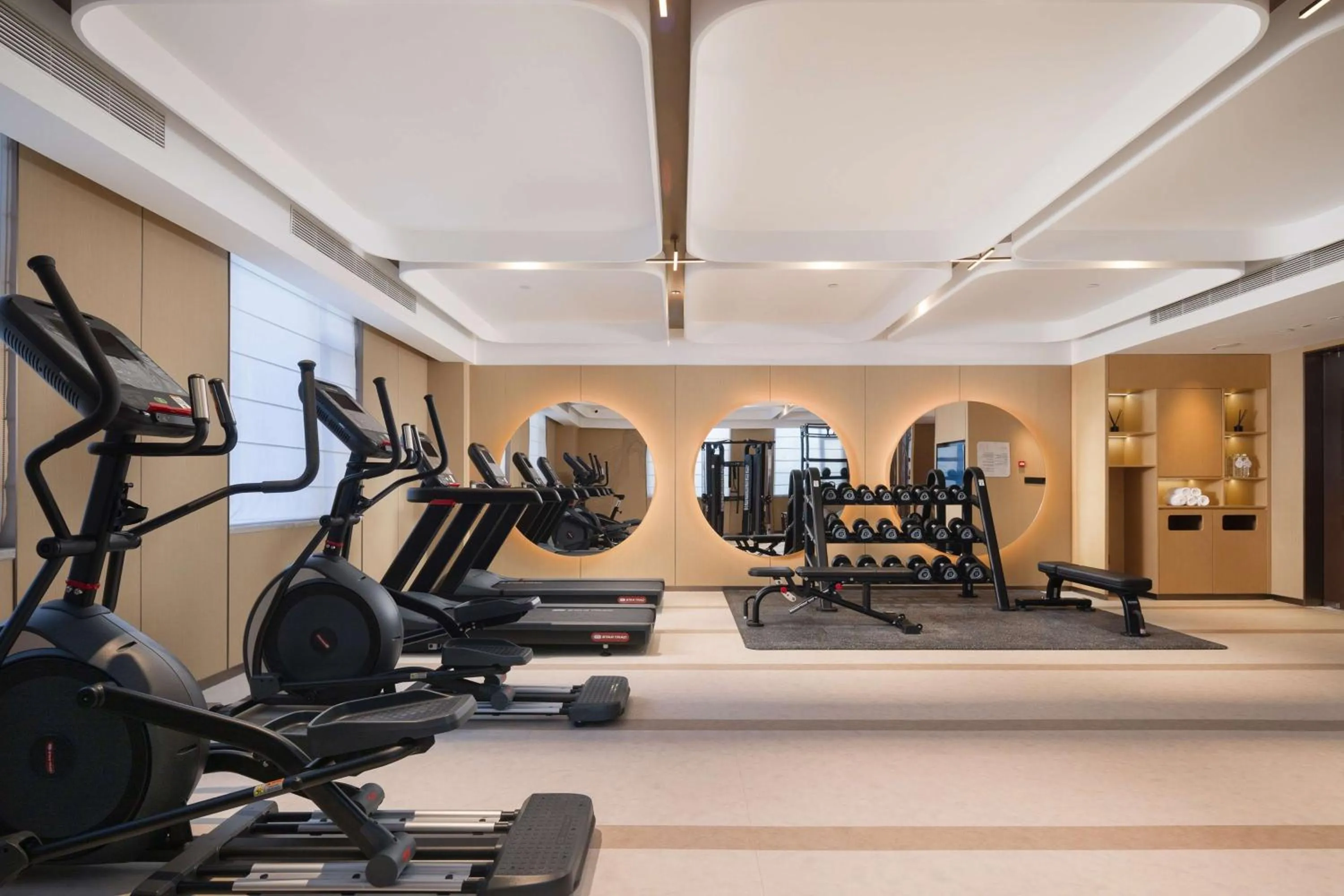 Fitness centre/facilities in Hilton Garden Inn Harbin Haxi
