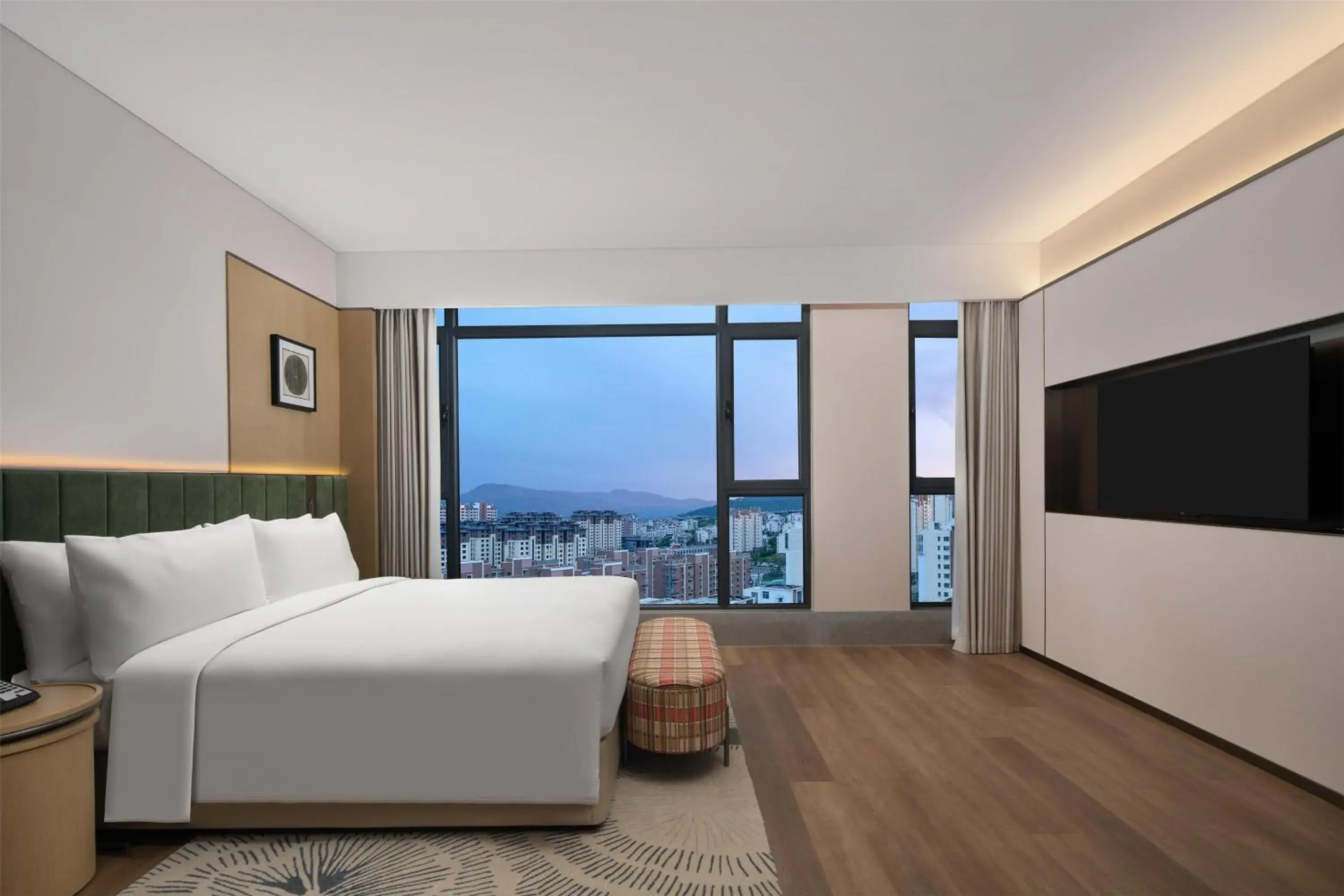 Bed in Hilton Garden Inn Chengde High-Tech Zone Bed in Hilton Garden Inn Chengde High-Tech Zone