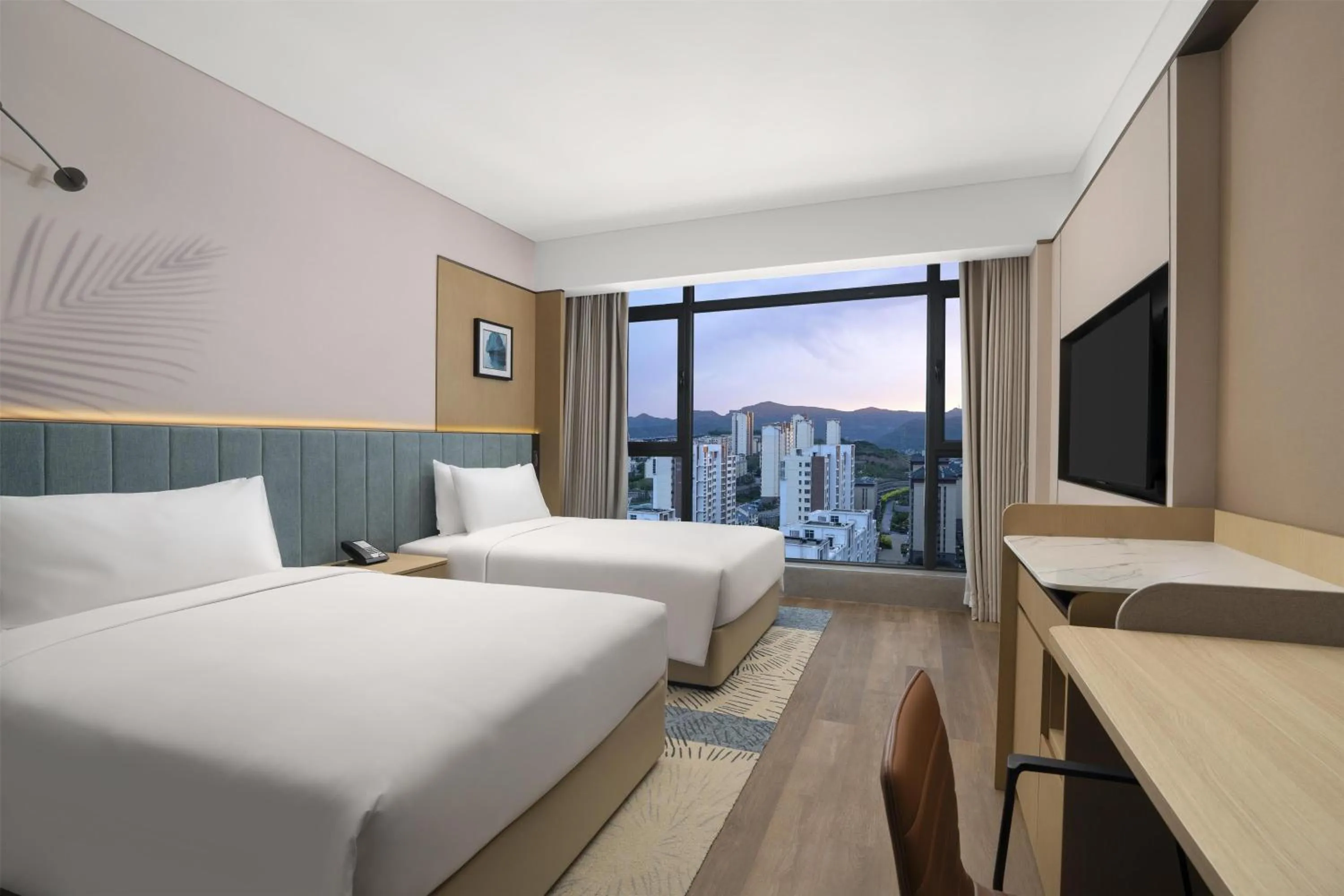 Bed in Hilton Garden Inn Chengde High-Tech Zone