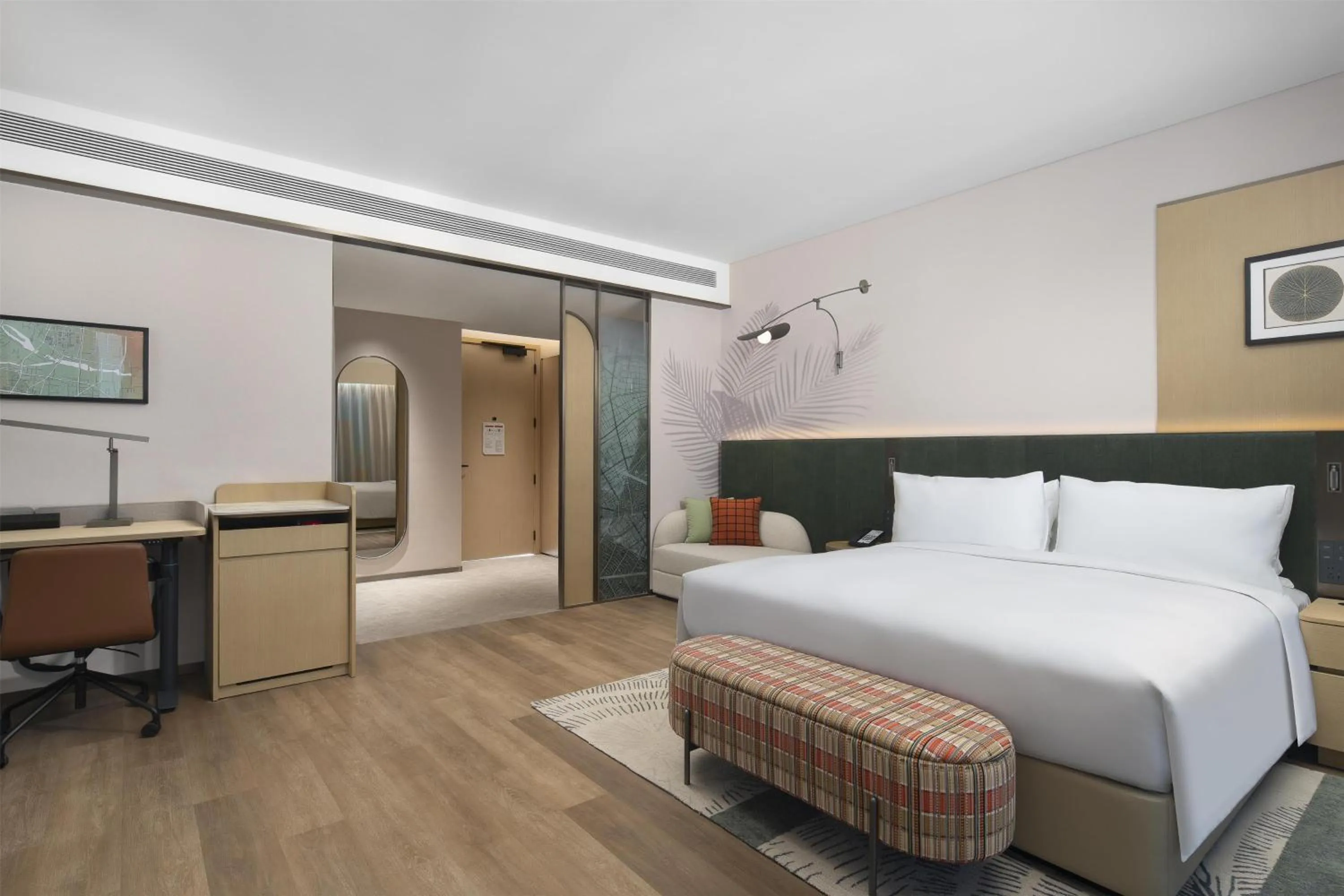 Bed in Hilton Garden Inn Chengde High-Tech Zone