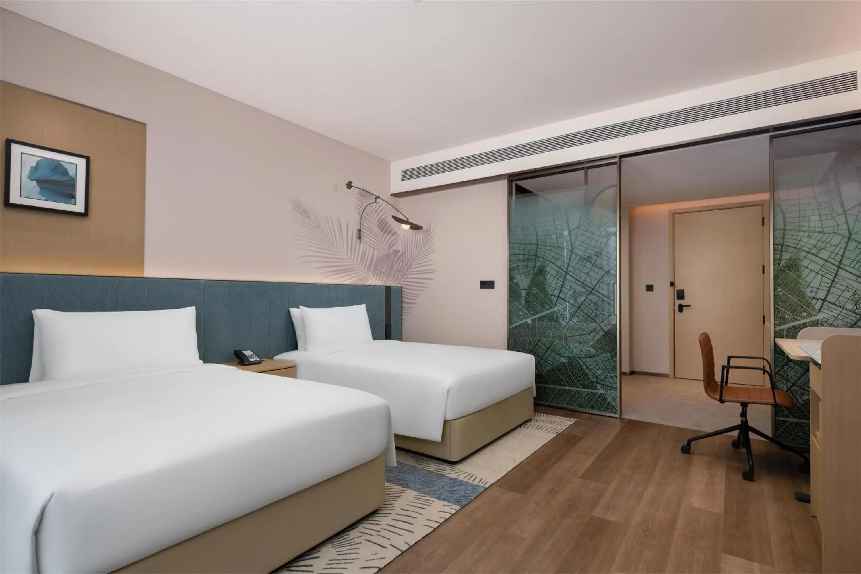 Bed in Hilton Garden Inn Chengde High-Tech Zone Bed in Hilton Garden Inn Chengde High-Tech Zone