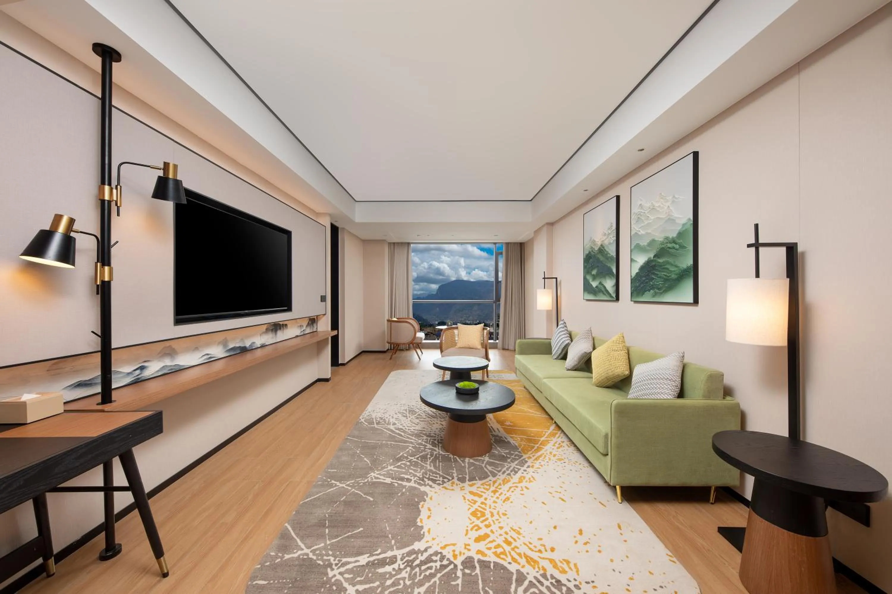 Mountain view in Hilton Garden Inn Zhangjiajie Wulingyuan