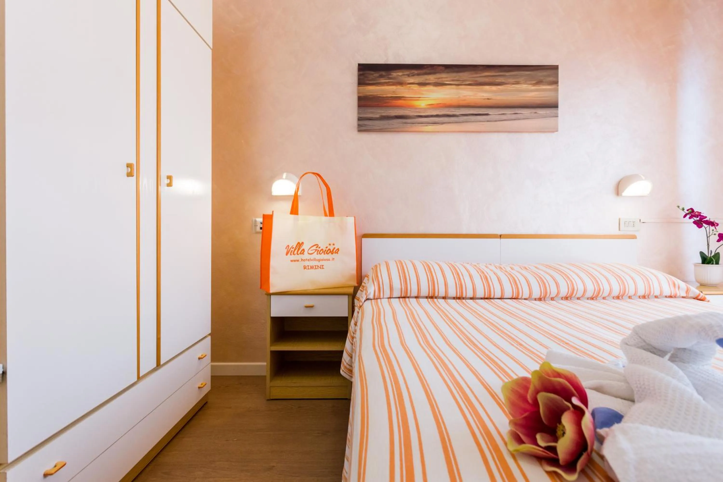 Bed in Villa Gioiosa Beach & Water Park B&B