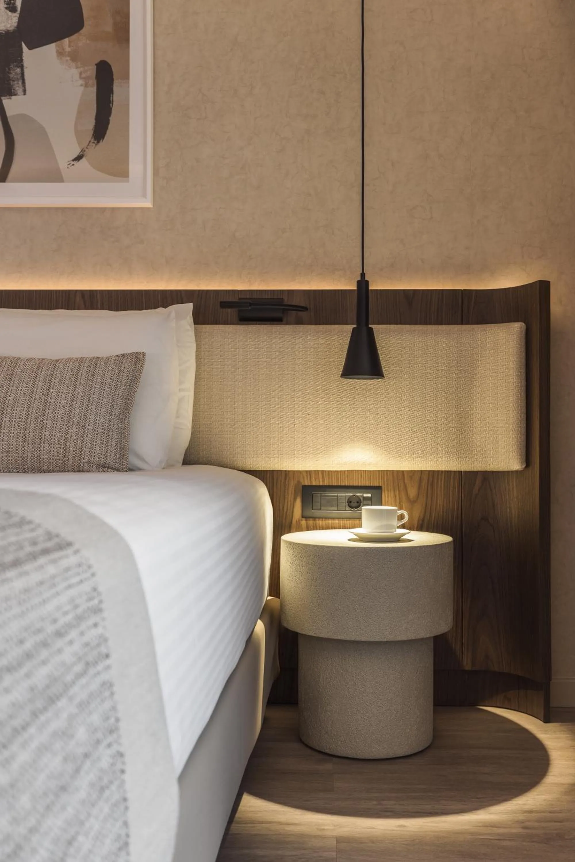 Bed in Divani Corfu Palace