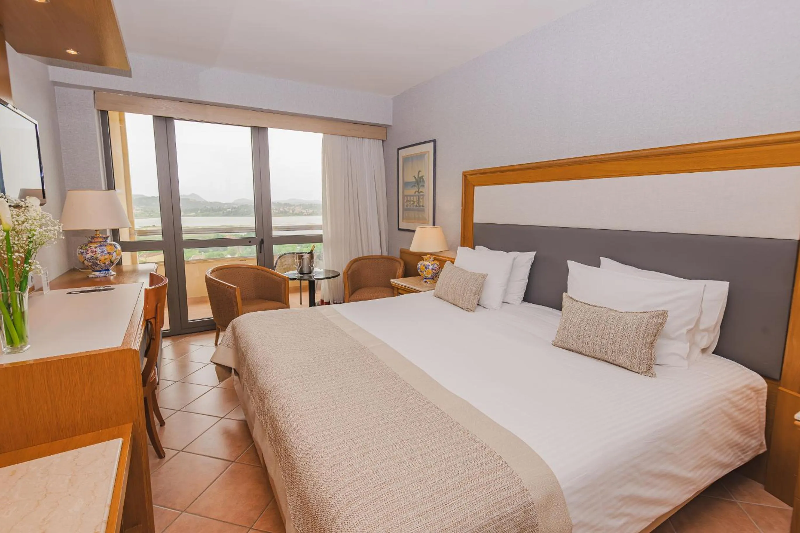 Superior Pool View Triple Room in Divani Corfu Palace