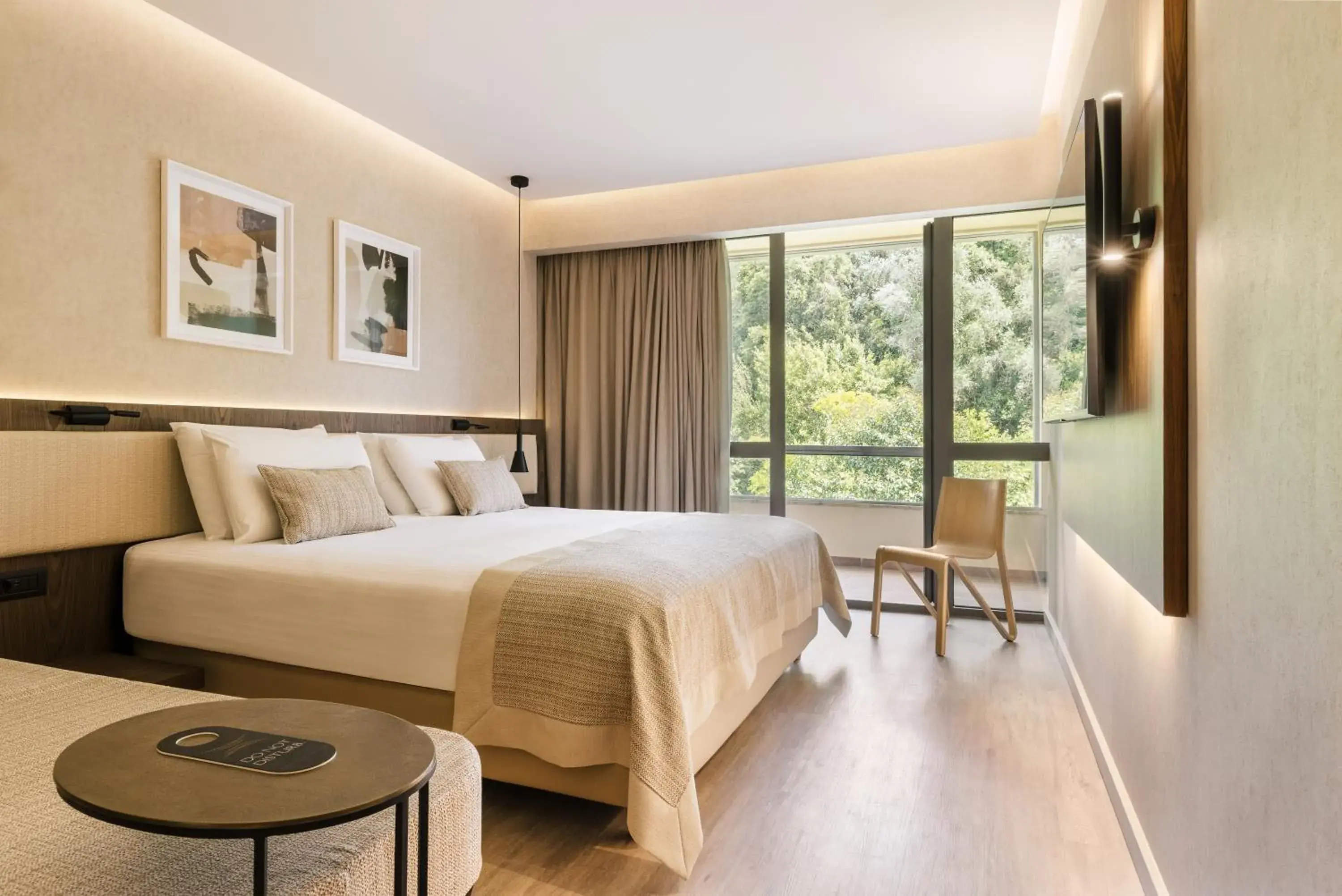 Garden view, Bed in Divani Corfu Palace Garden view, Bed in Divani Corfu Palace