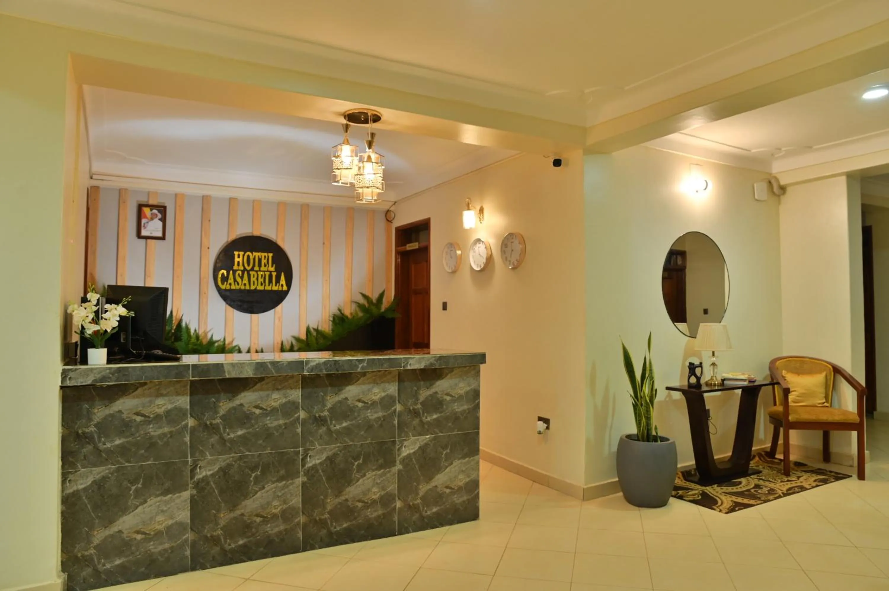 Lobby or reception in Hotel Casabella