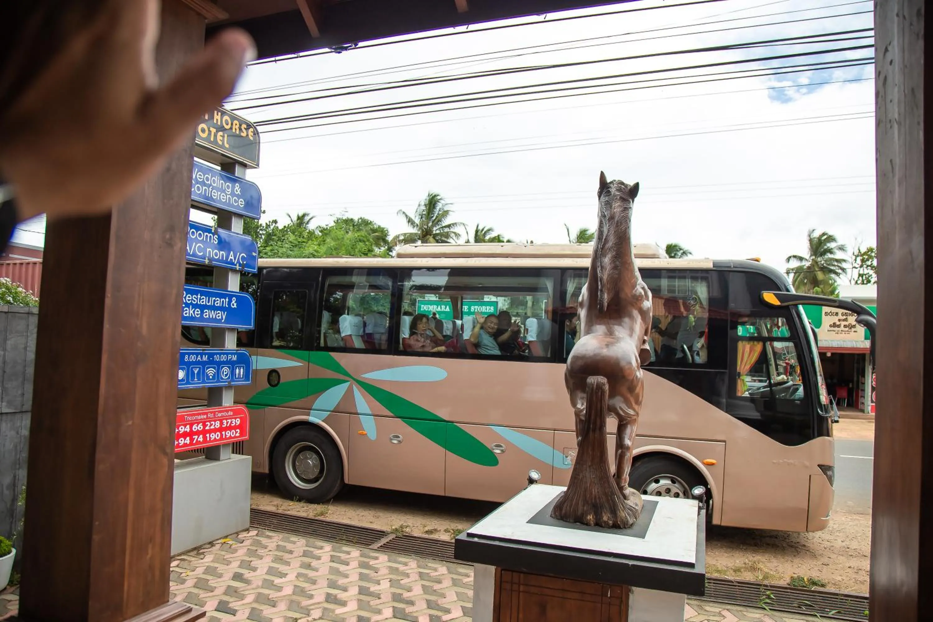 Street view in Hotel Silver Horse Dambulla