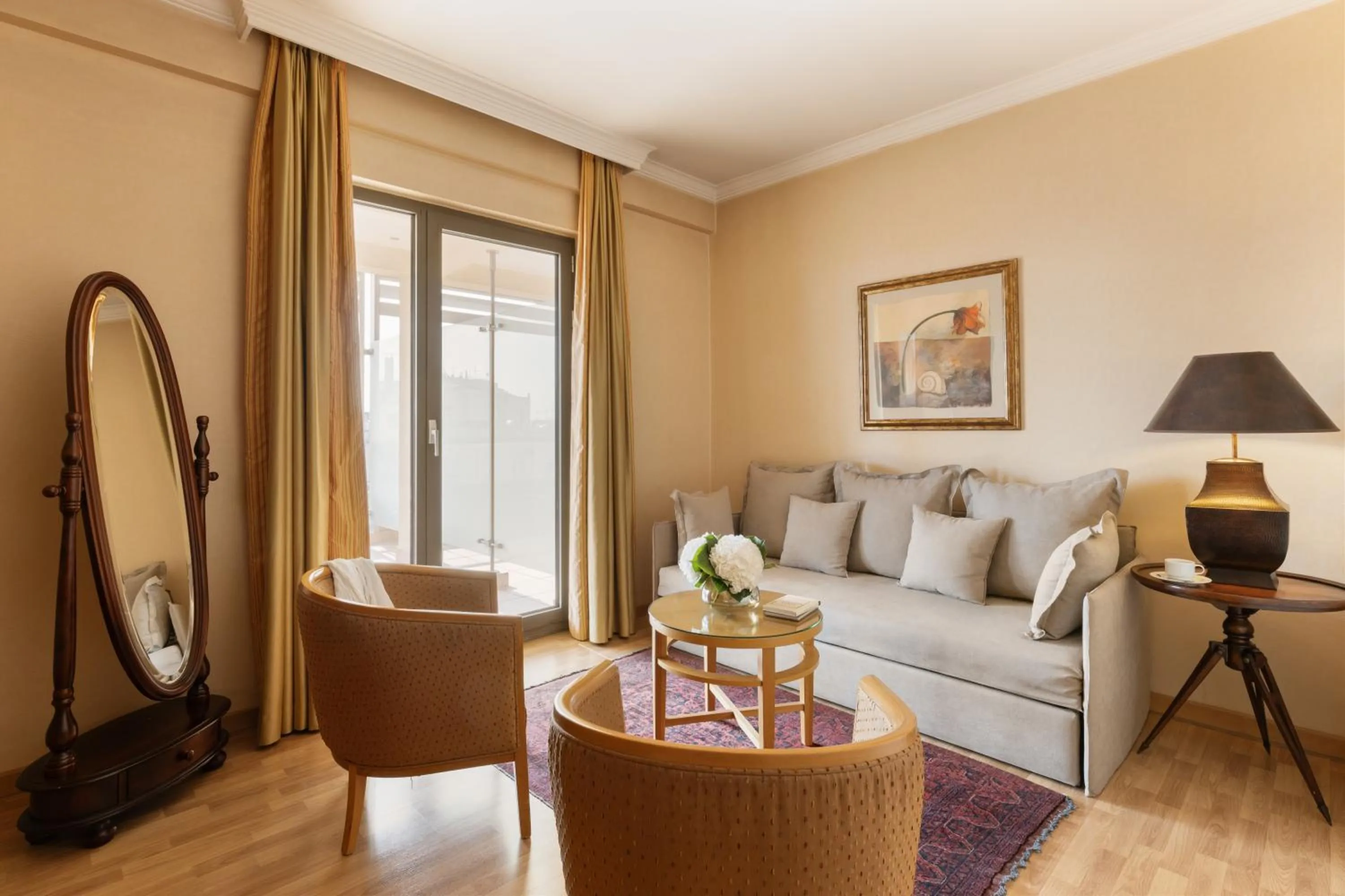 Living room in Divani Palace Larissa