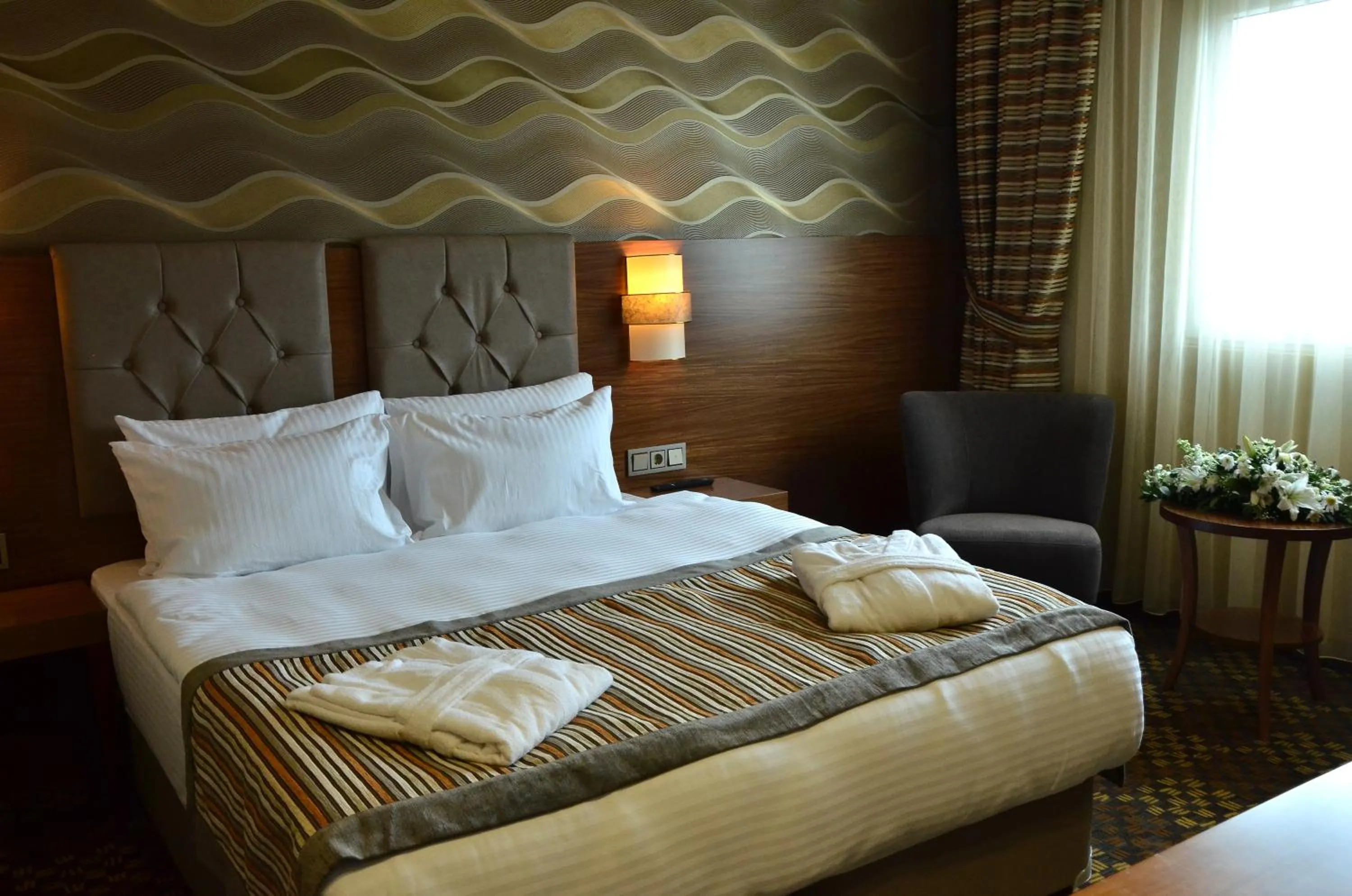 Bedroom, Bed in Adranos Hotel