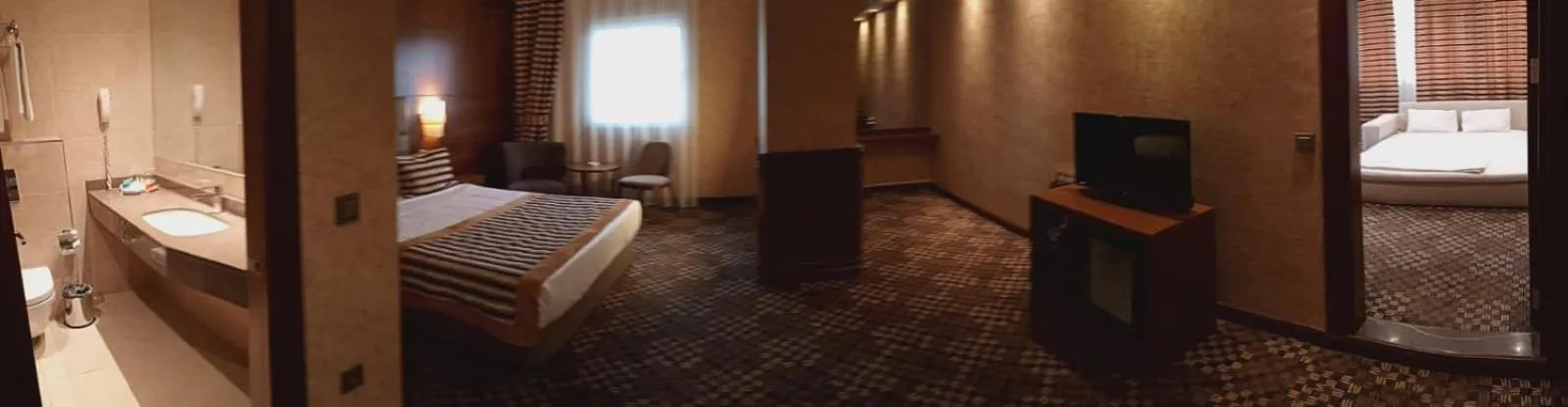 Bed in Adranos Hotel