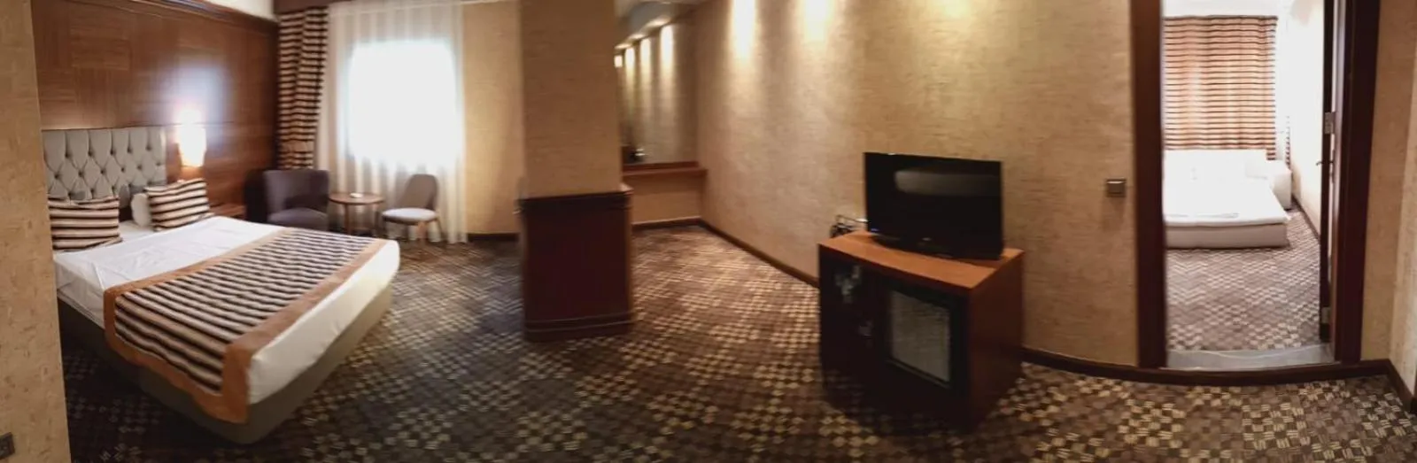 Bed in Adranos Hotel