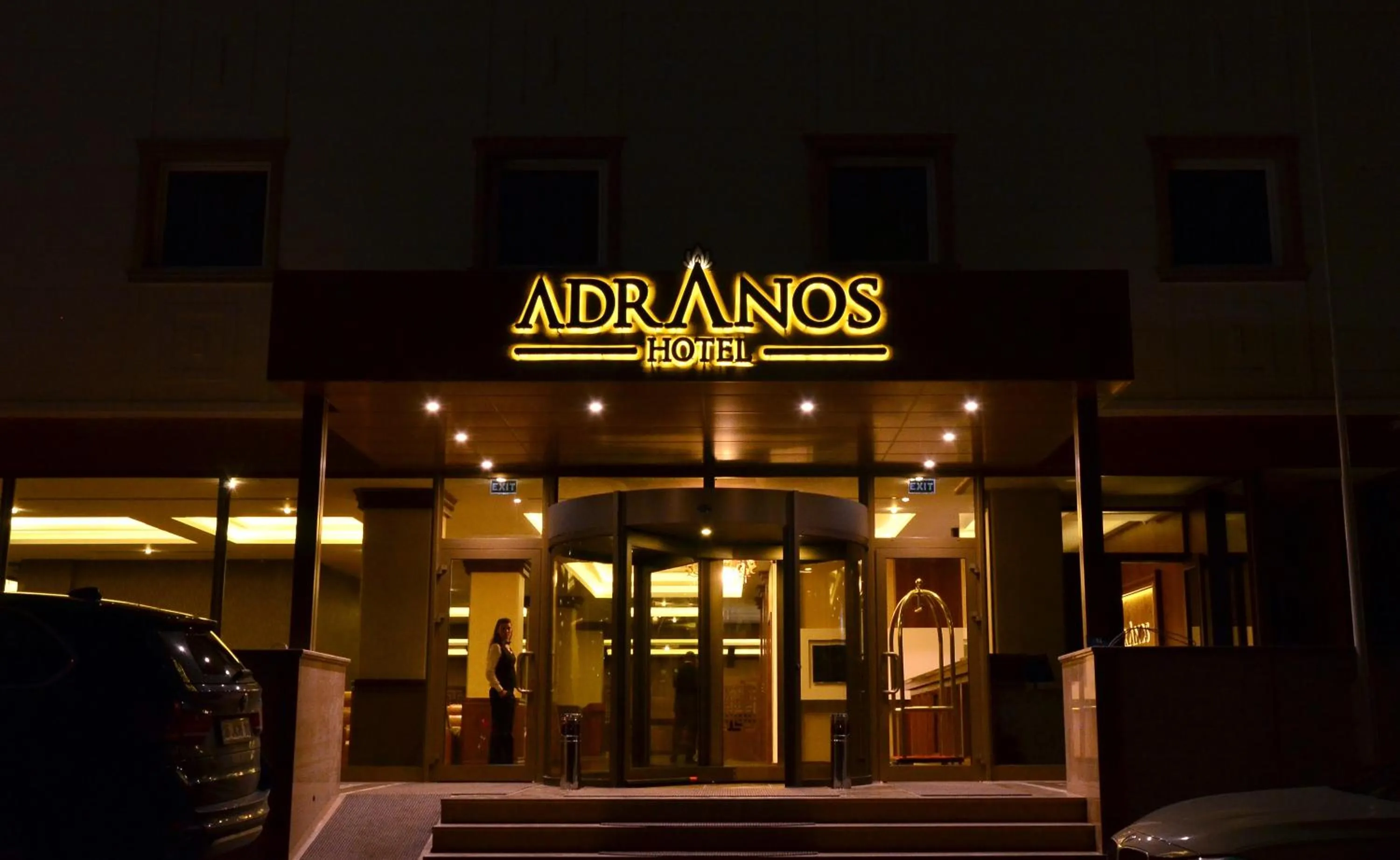 Facade/entrance in Adranos Hotel
