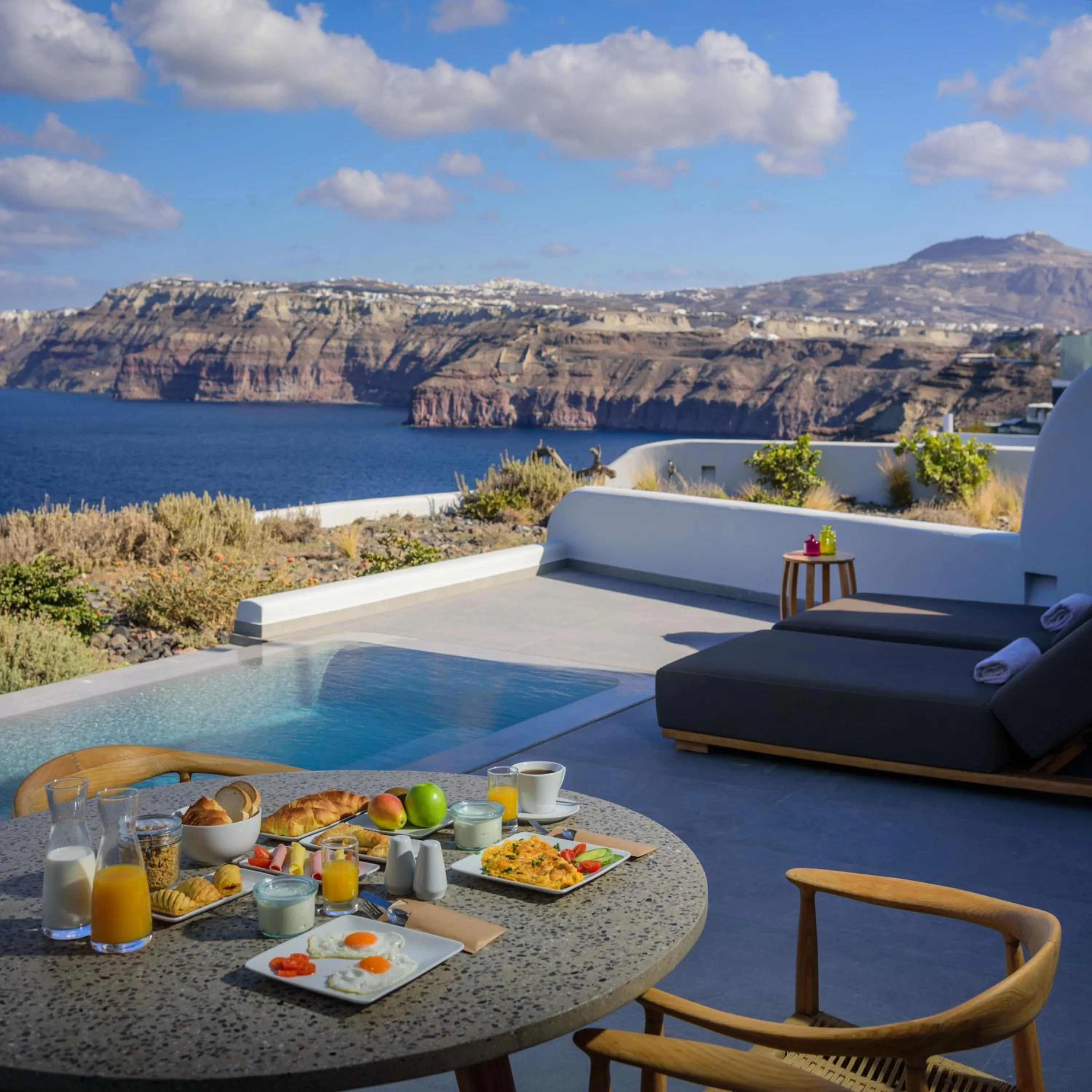 Patio in Neptune Luxury Suites