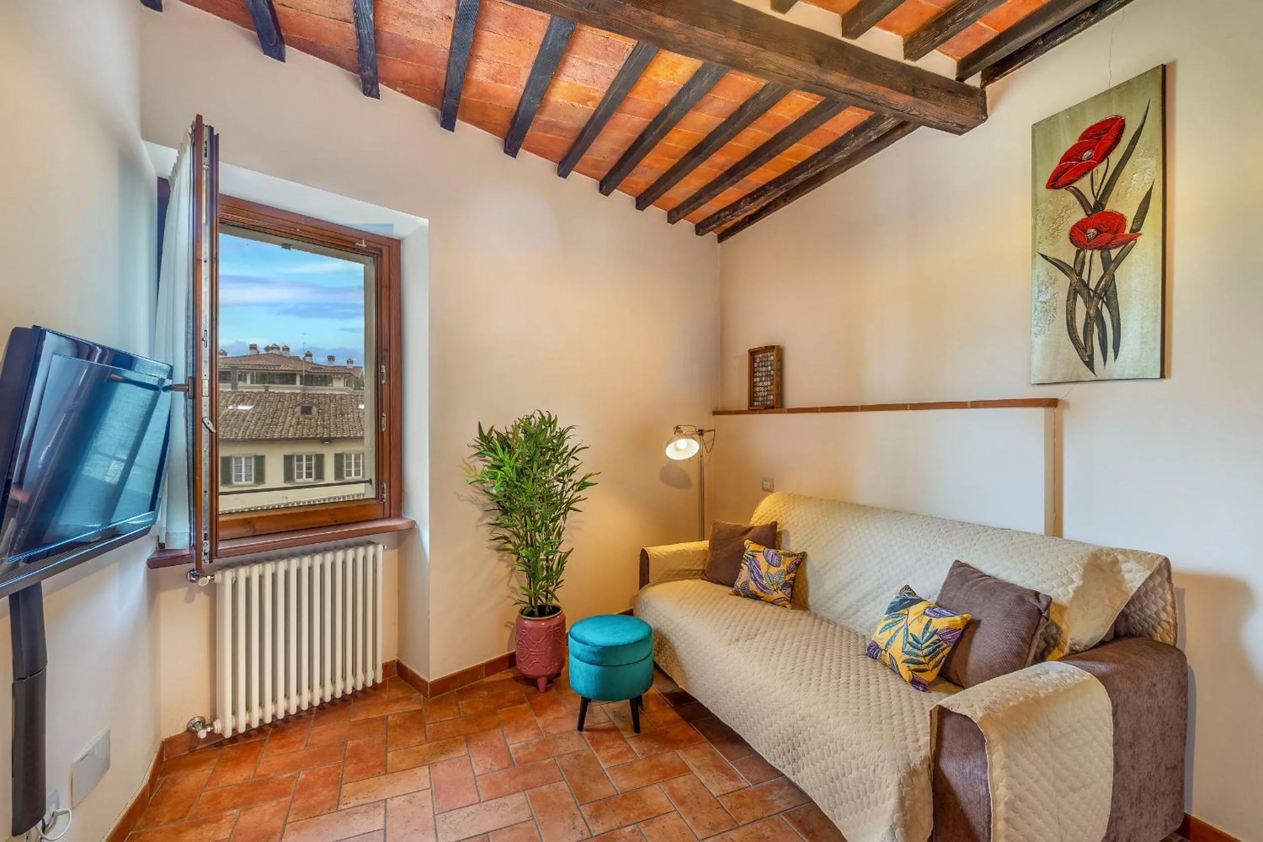 Living room in La Finestra d'Arezzo