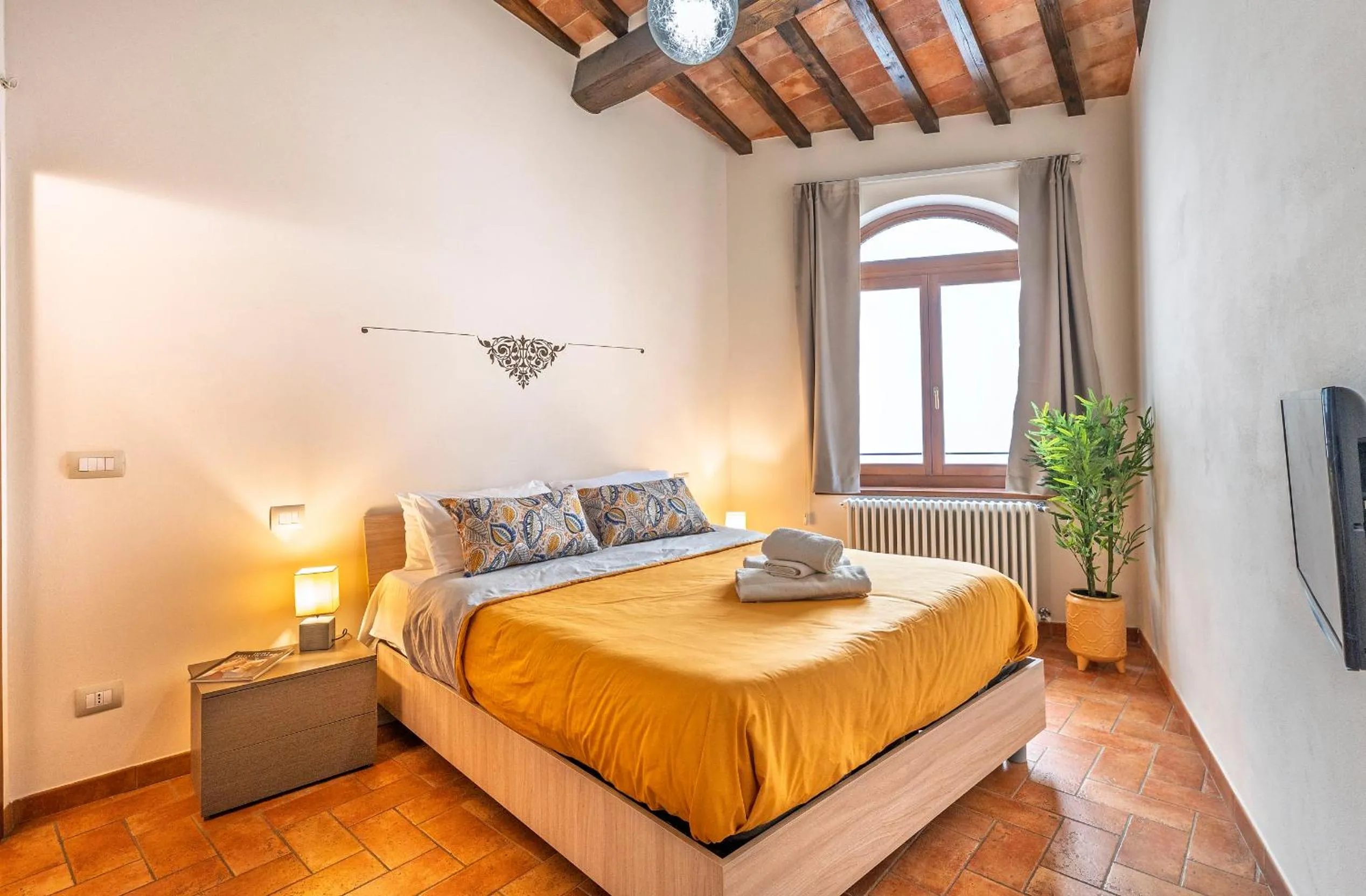 Bed in La Finestra d'Arezzo