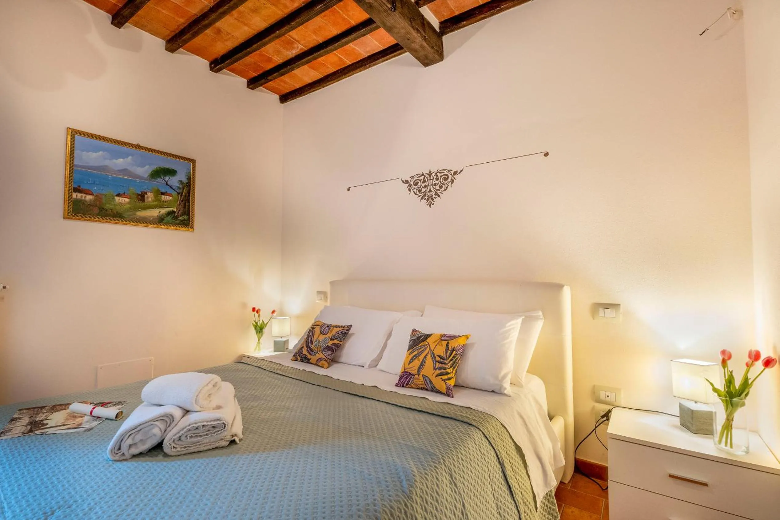 Bedroom, Bed in La Finestra d'Arezzo
