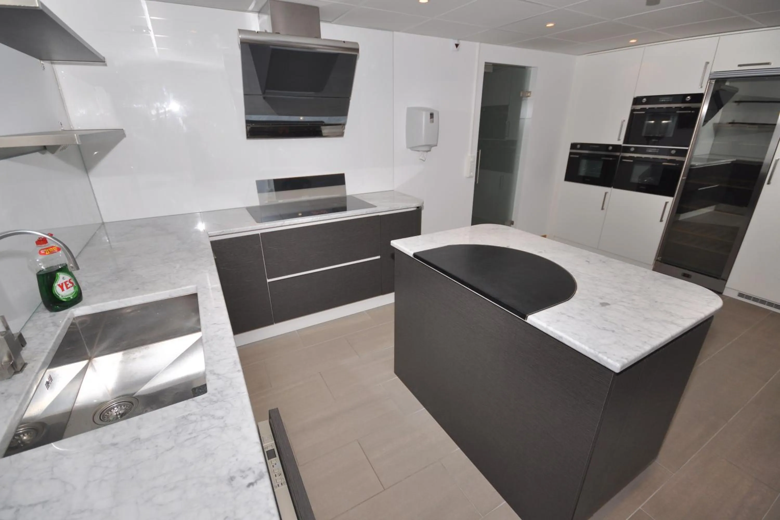 Kitchen or kitchenette in Brandbergens Vandrarhem